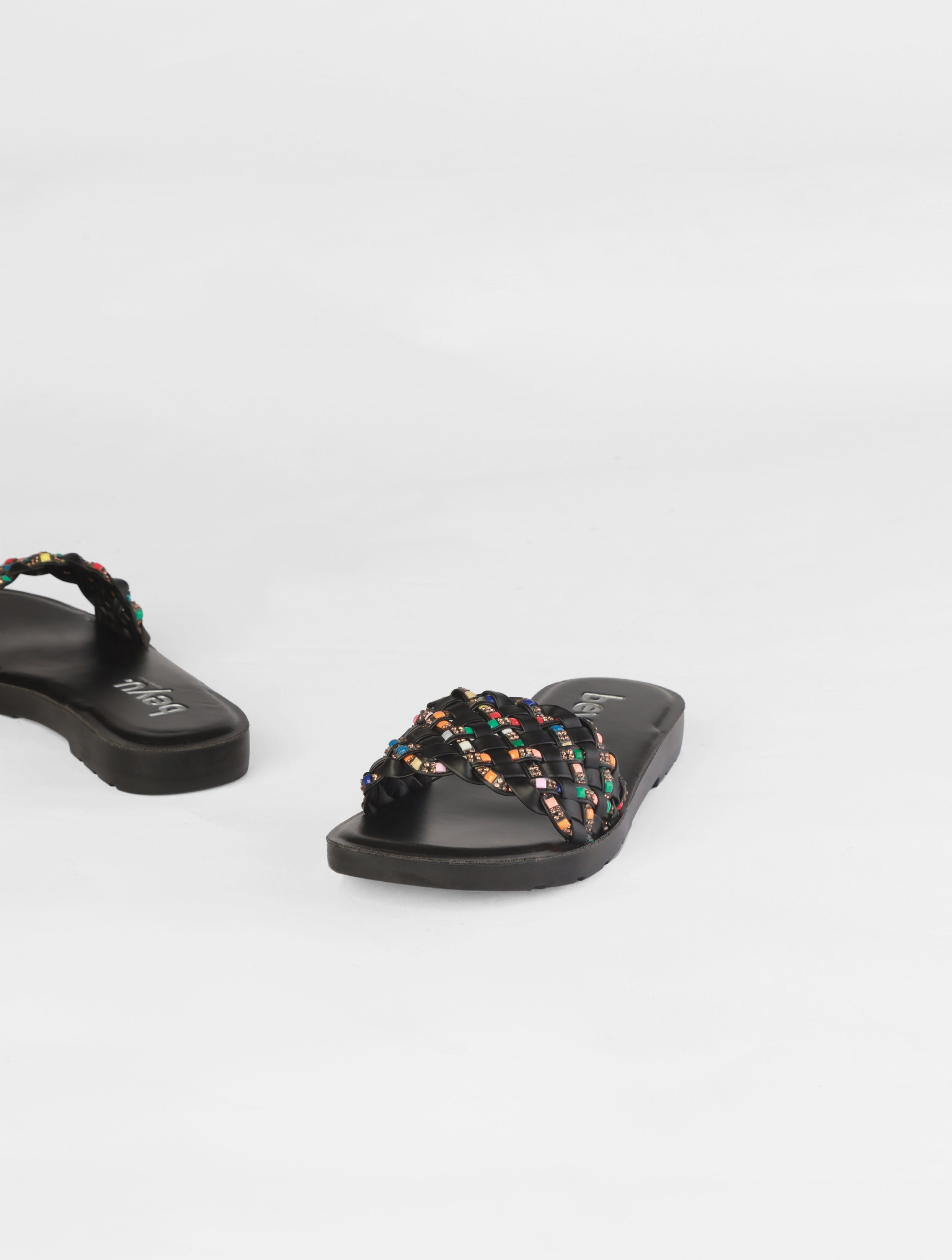 Braided Strap Casual Slides