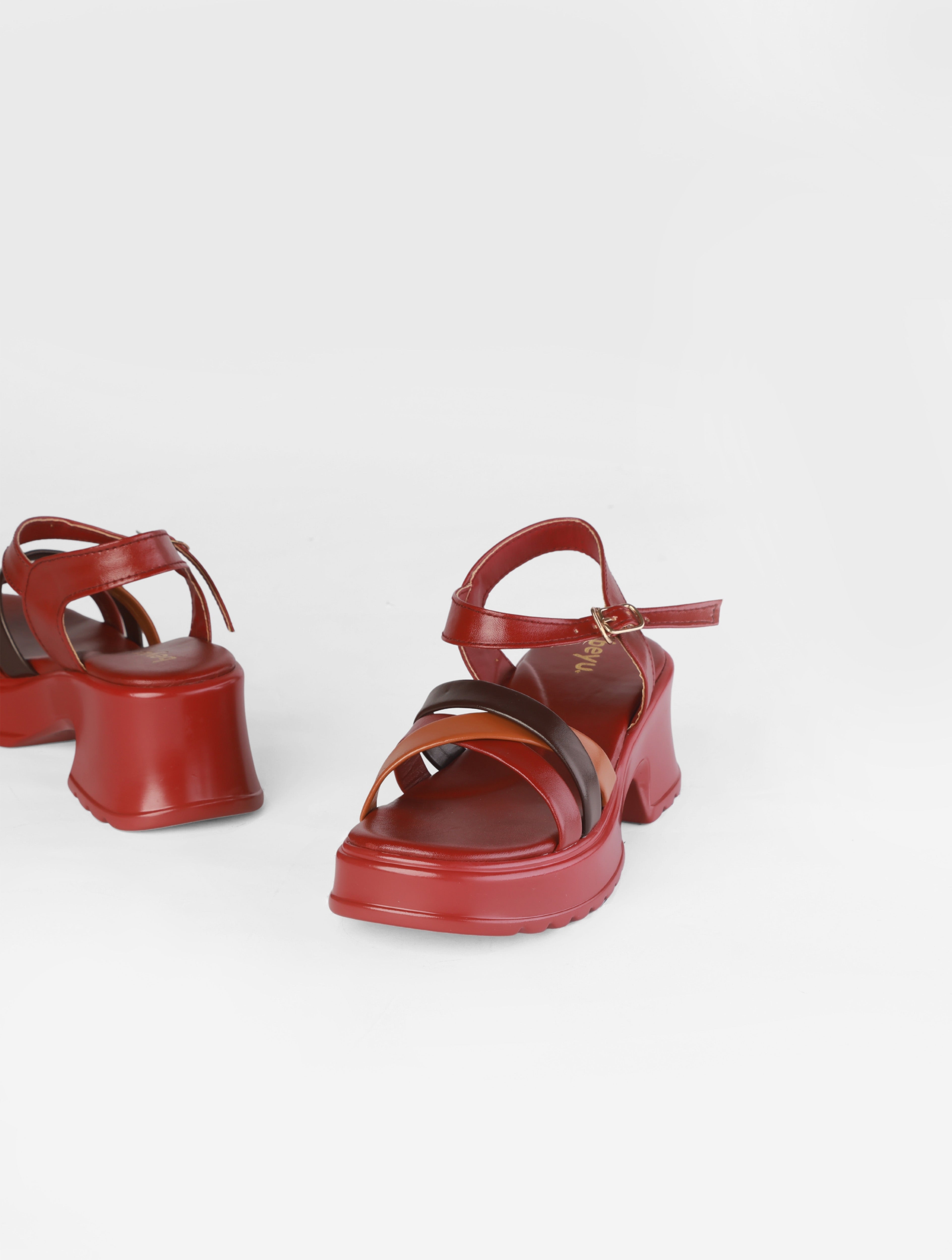 Crisscross Platform Sandals