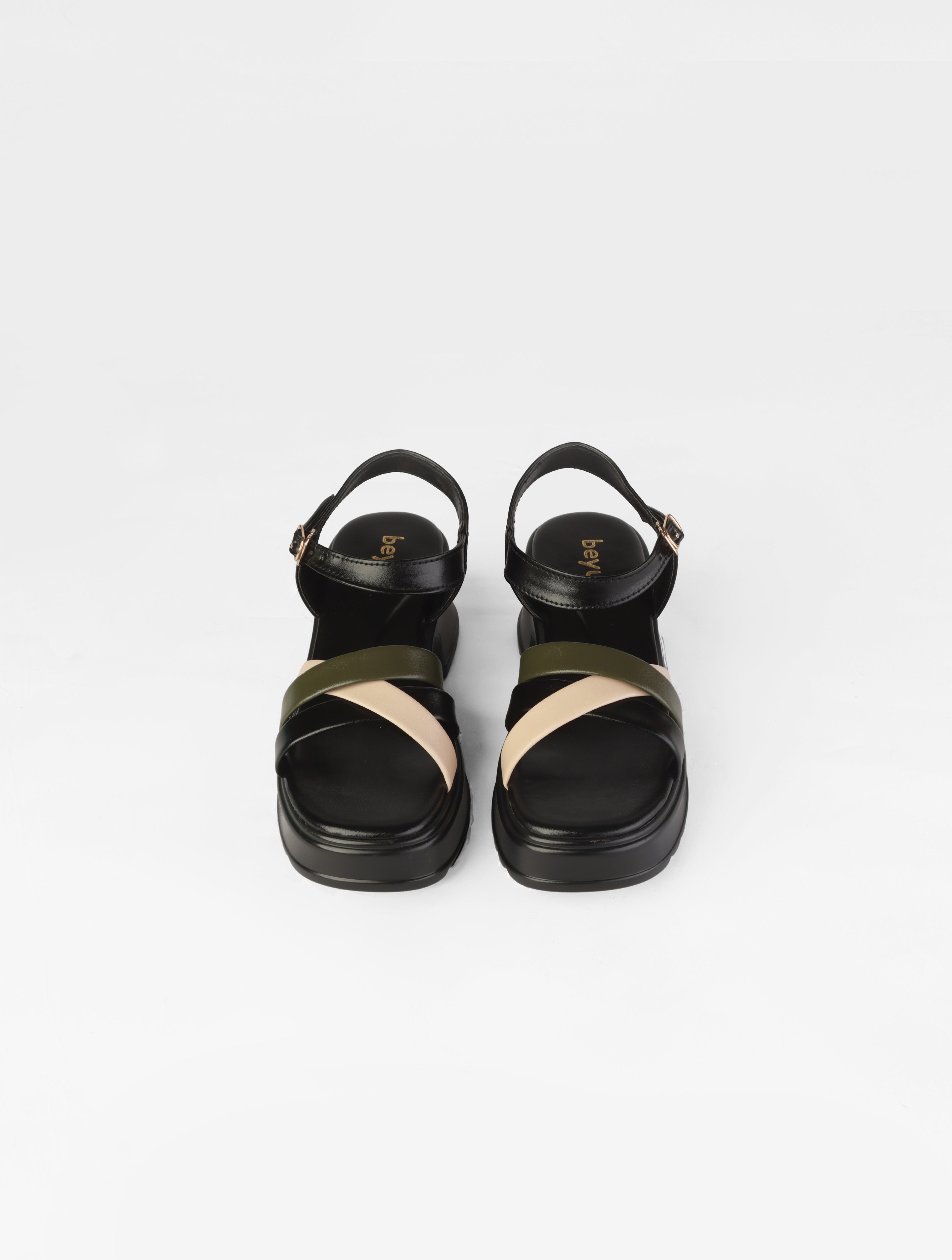 Crisscross Platform Sandals