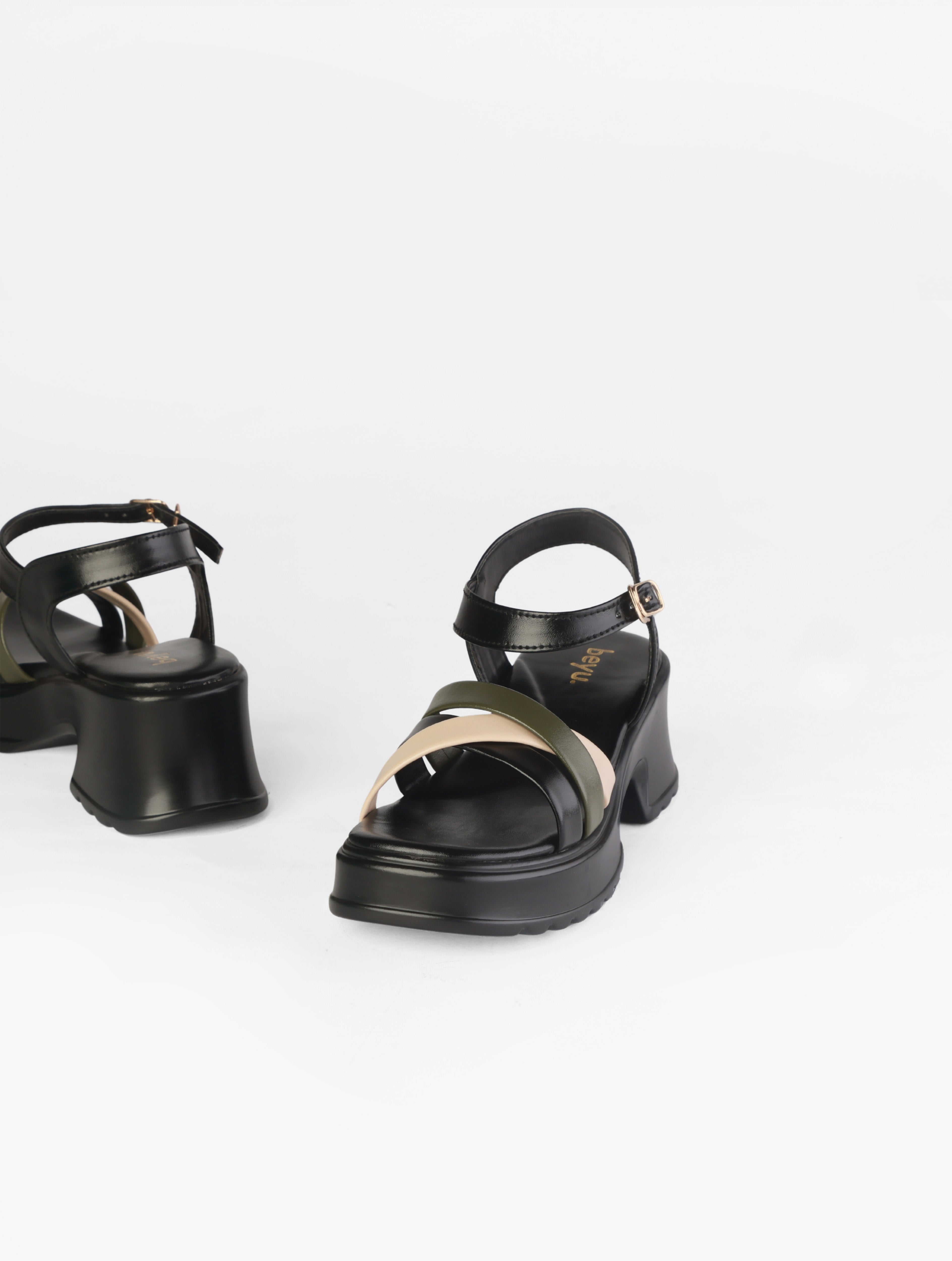 Crisscross Platform Sandals