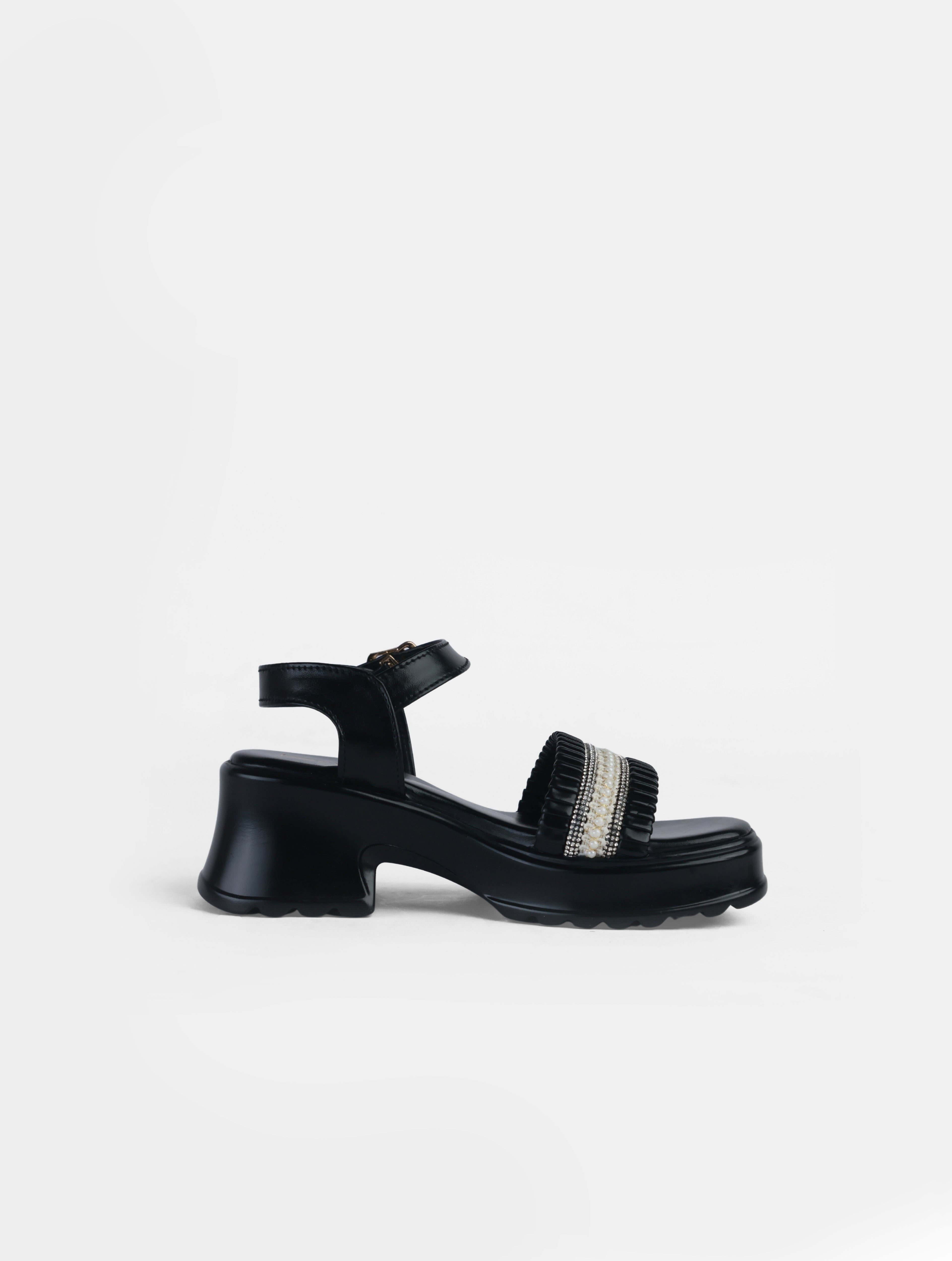 Dual Strap Platform Sandals