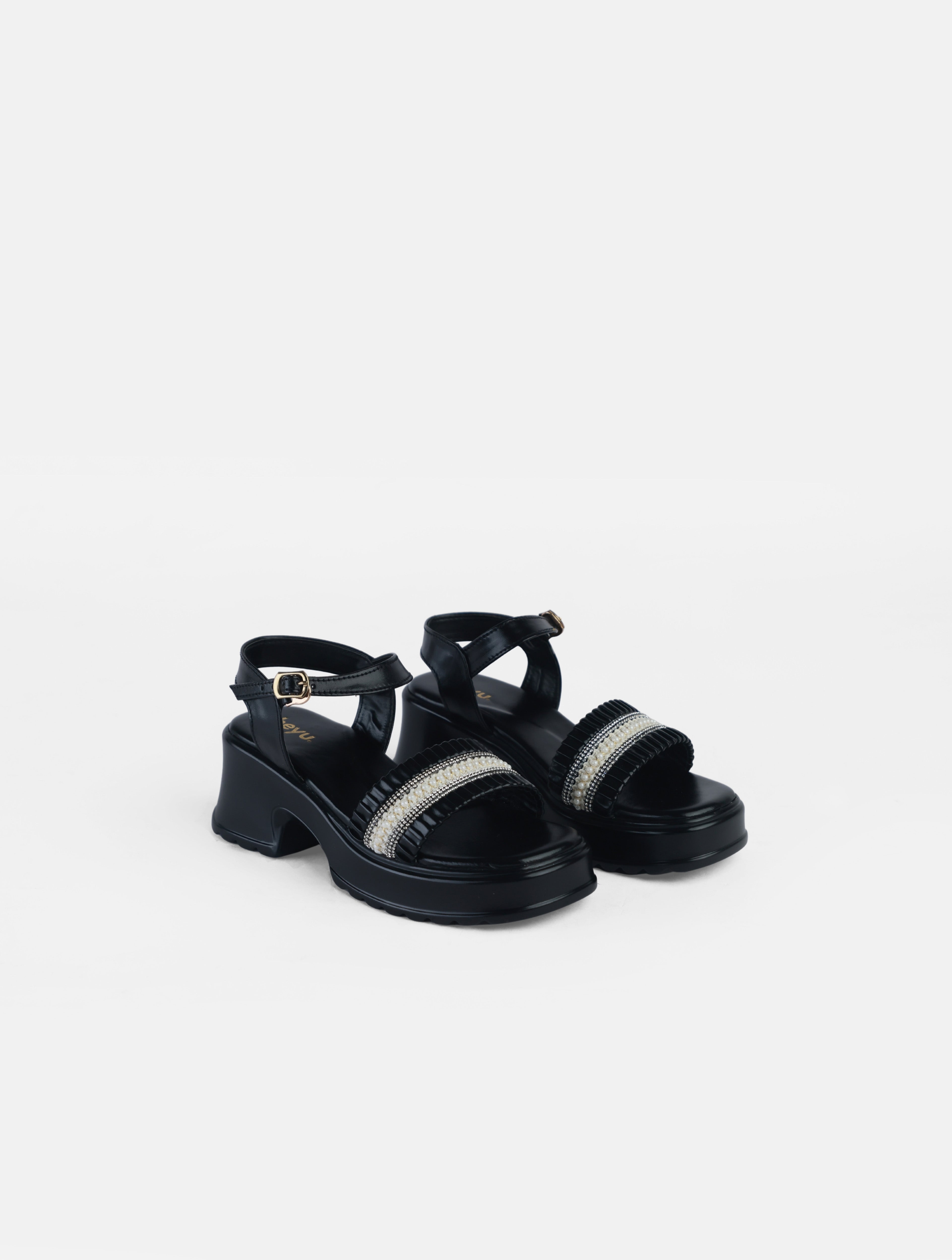 Dual Strap Platform Sandals