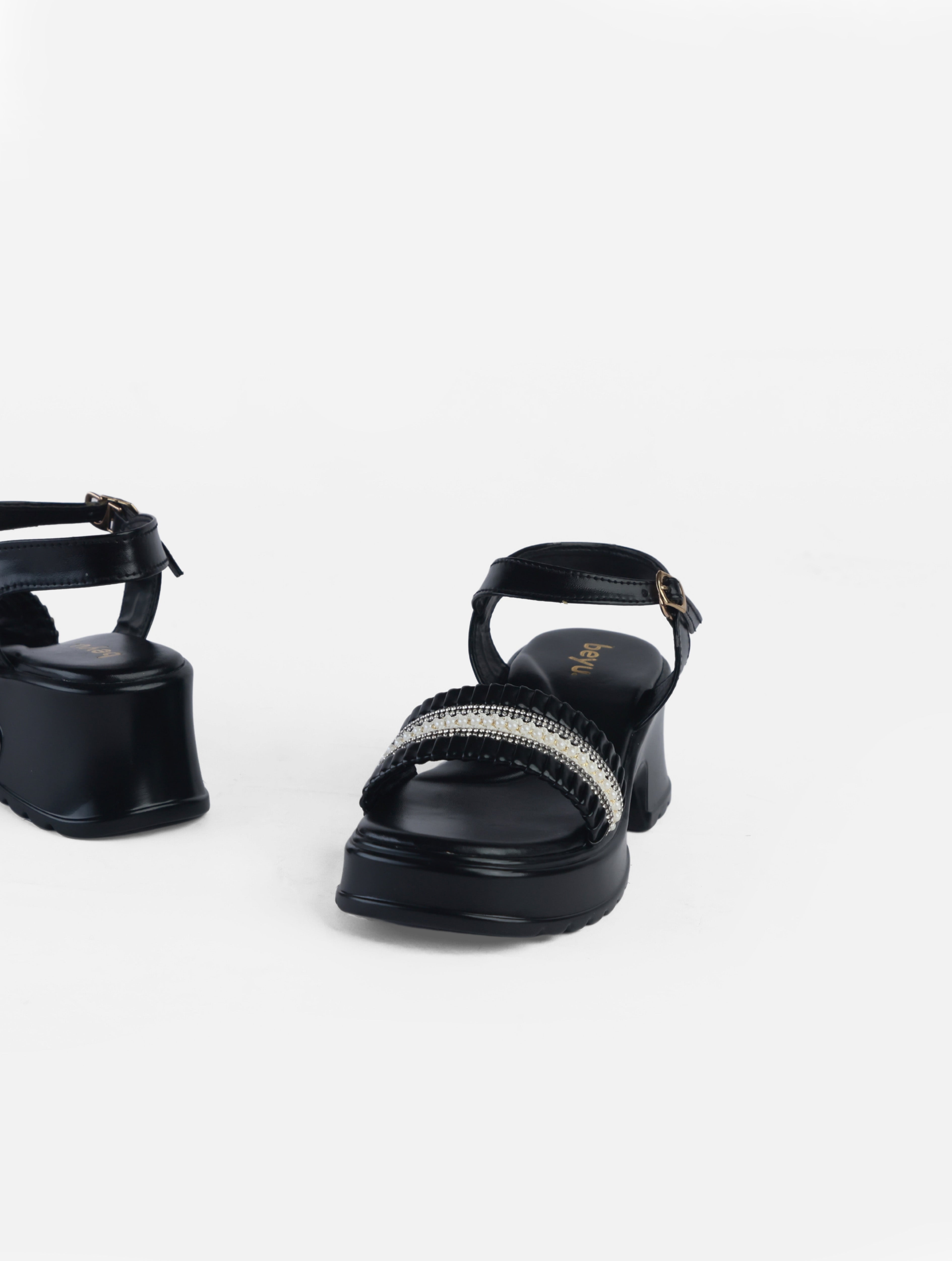 Dual Strap Platform Sandals