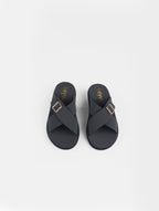 Cross Buckle Slides