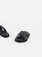 Cross Buckle Slides