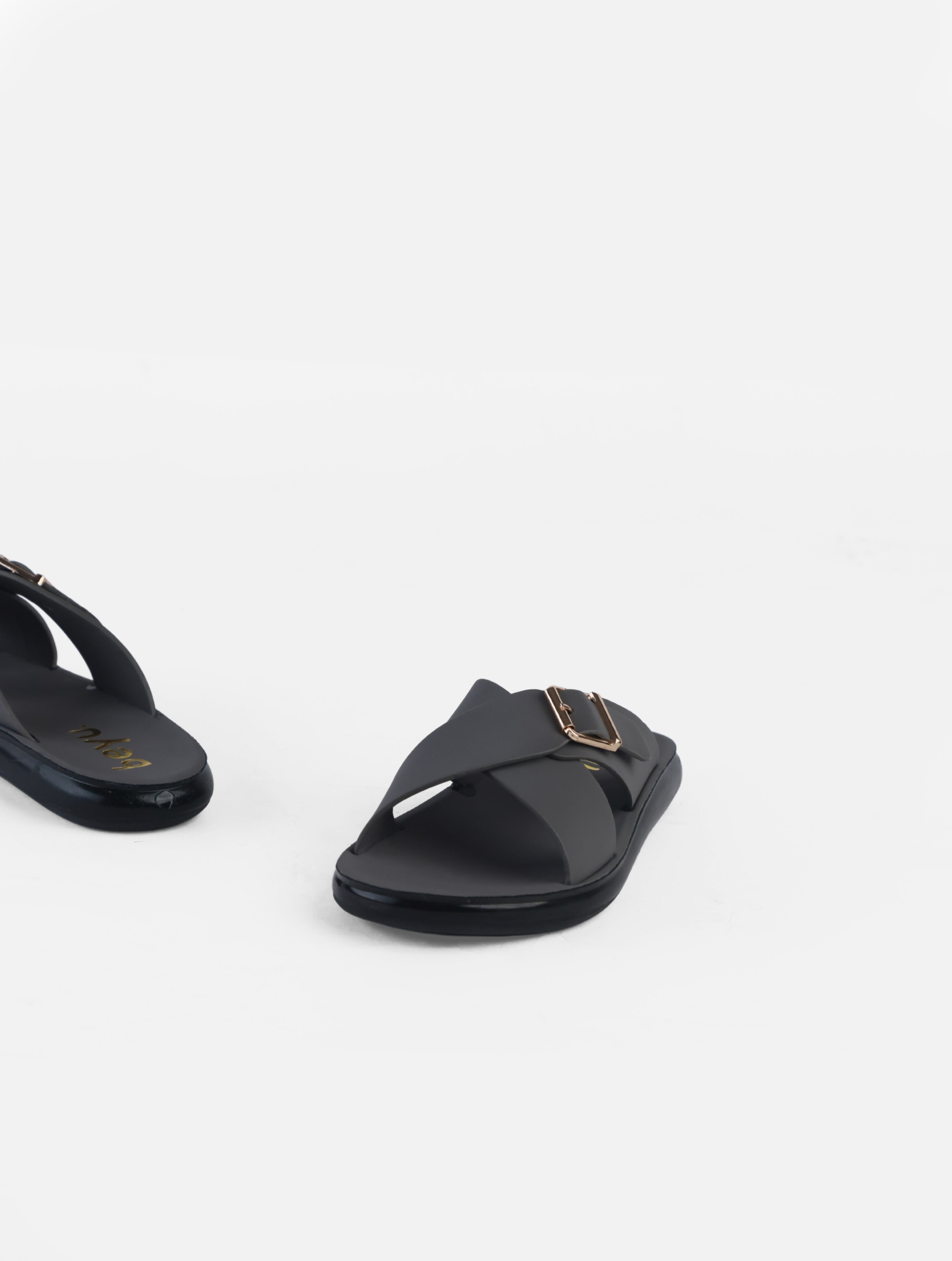 Cross Buckle Slides