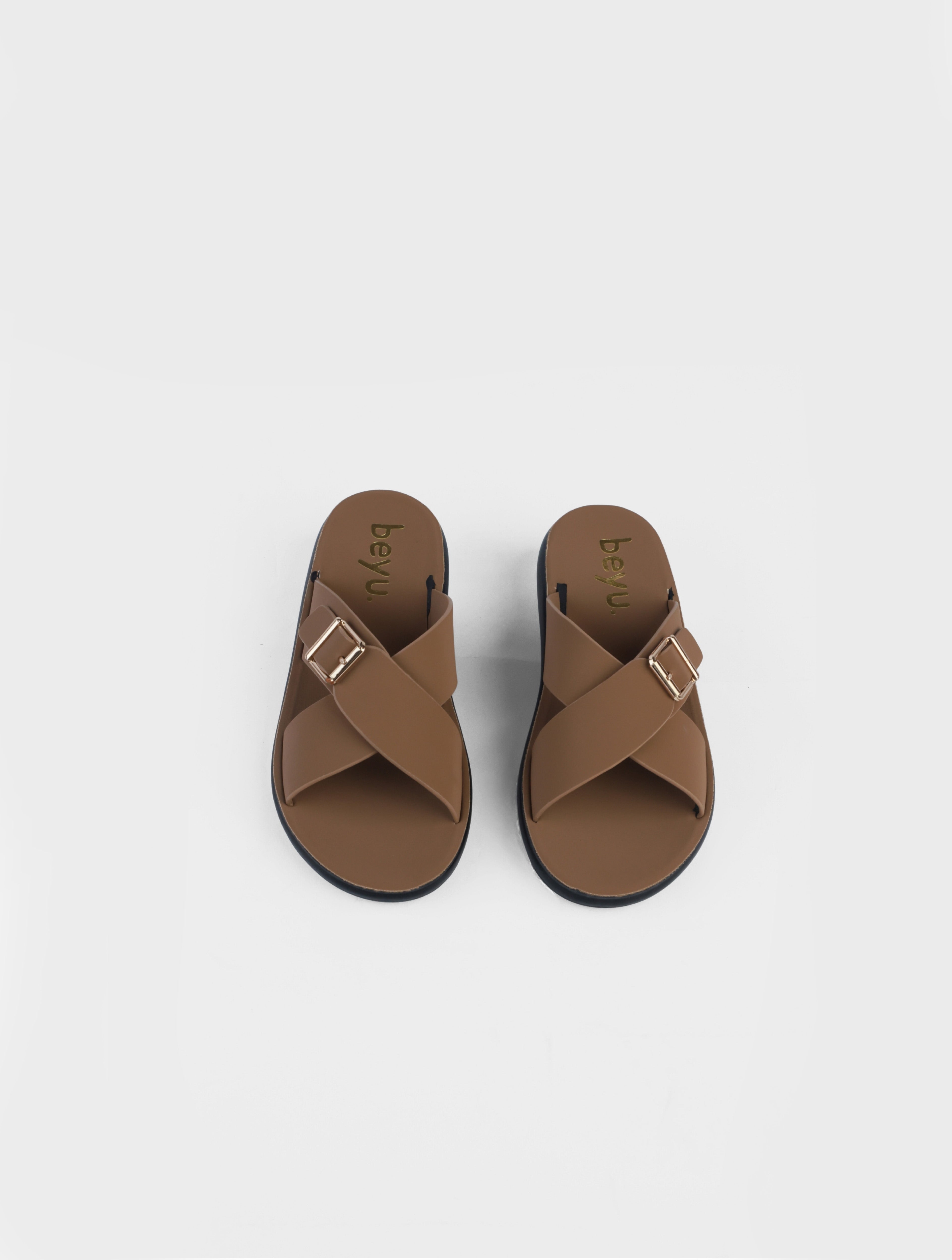 Cross Buckle Slides