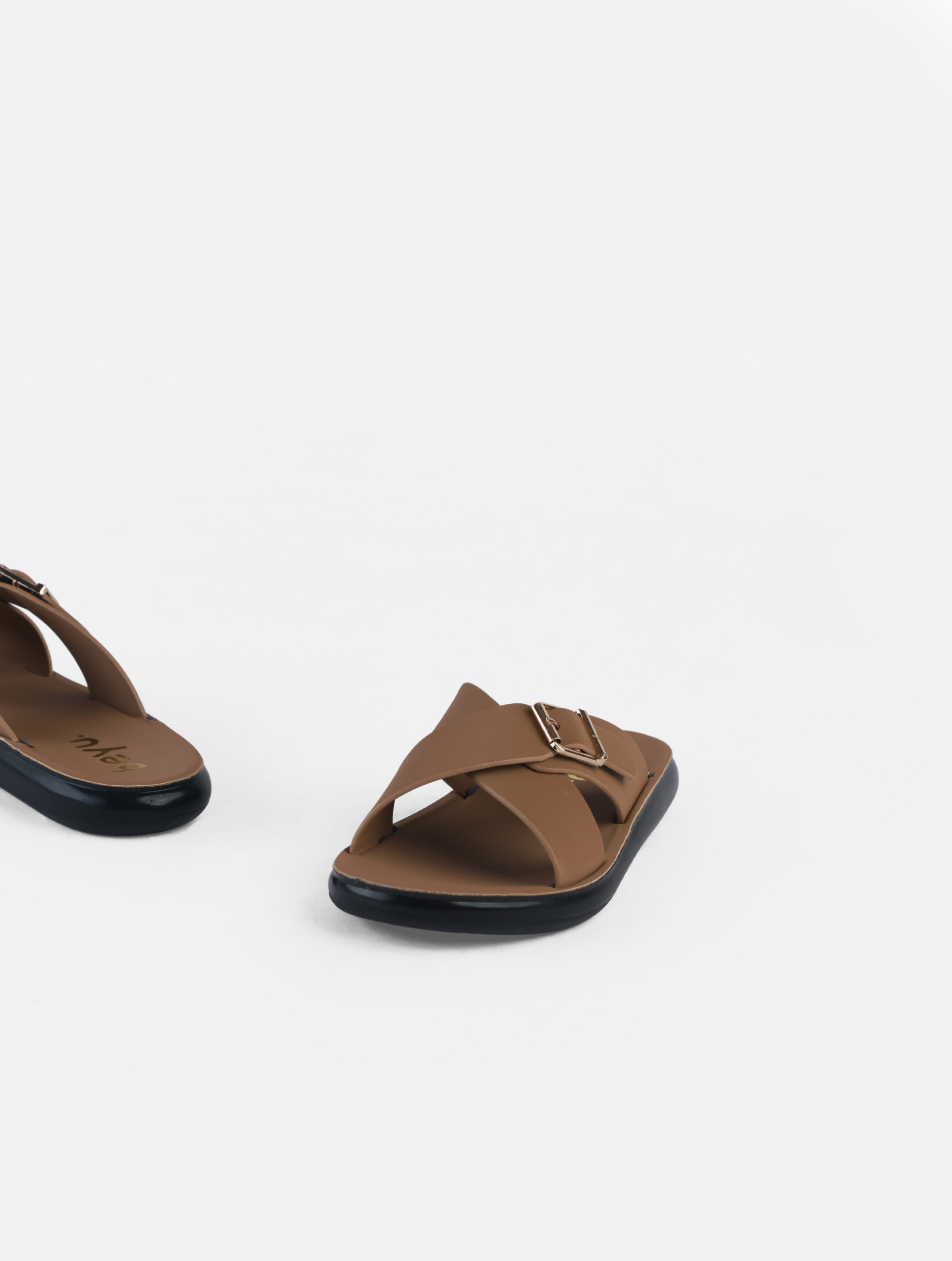 Cross Buckle Slides