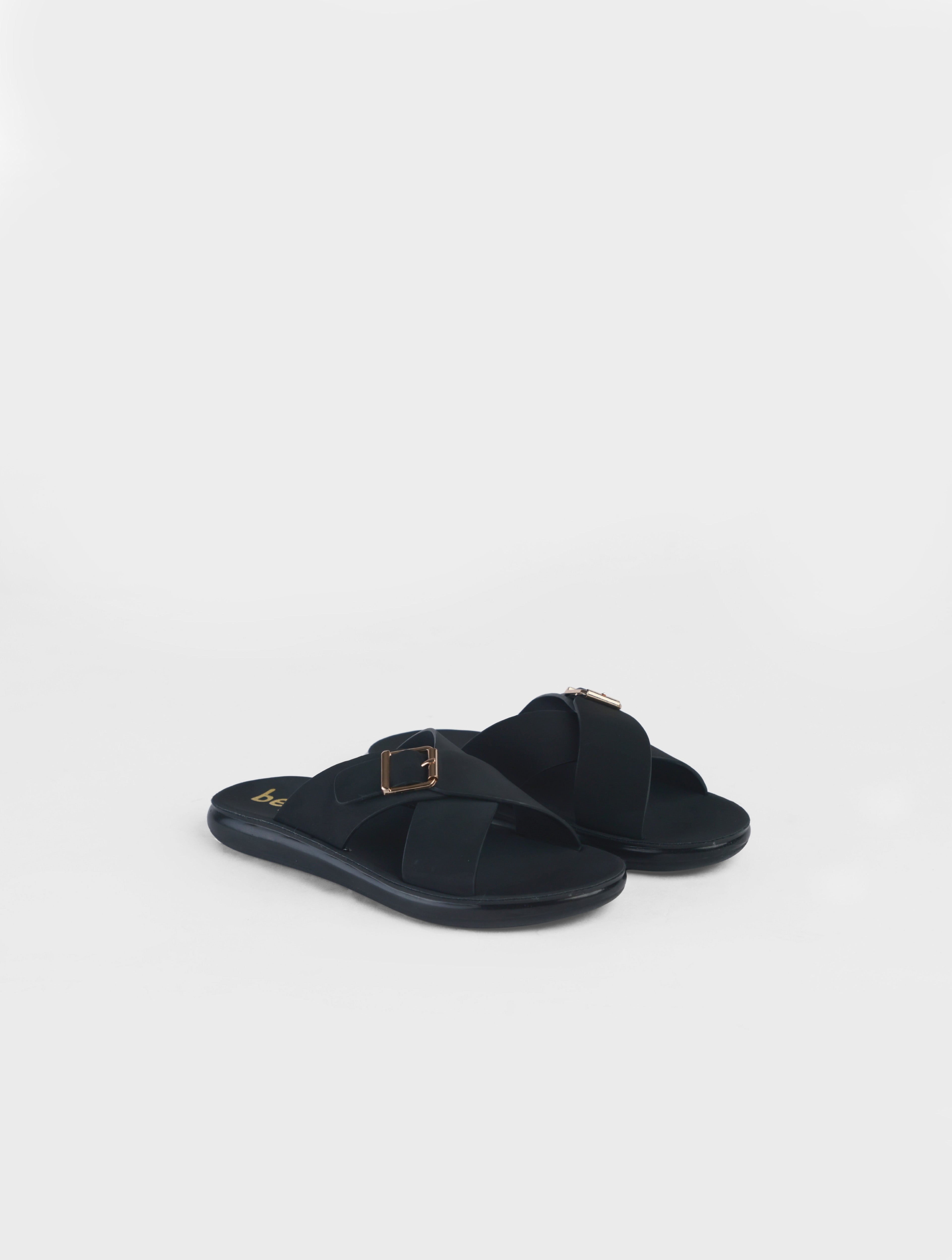 Cross Buckle Slides