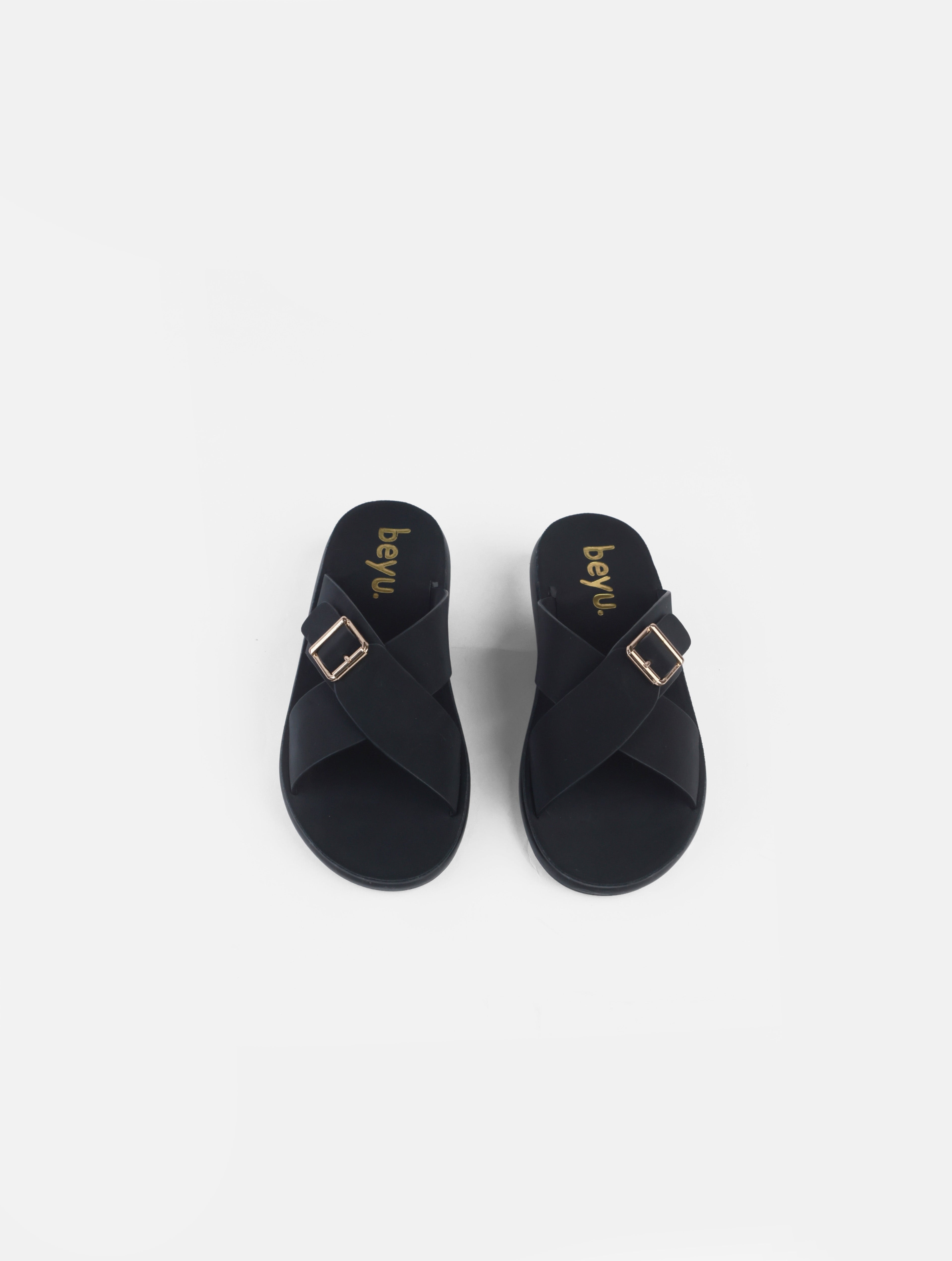 Cross Buckle Slides