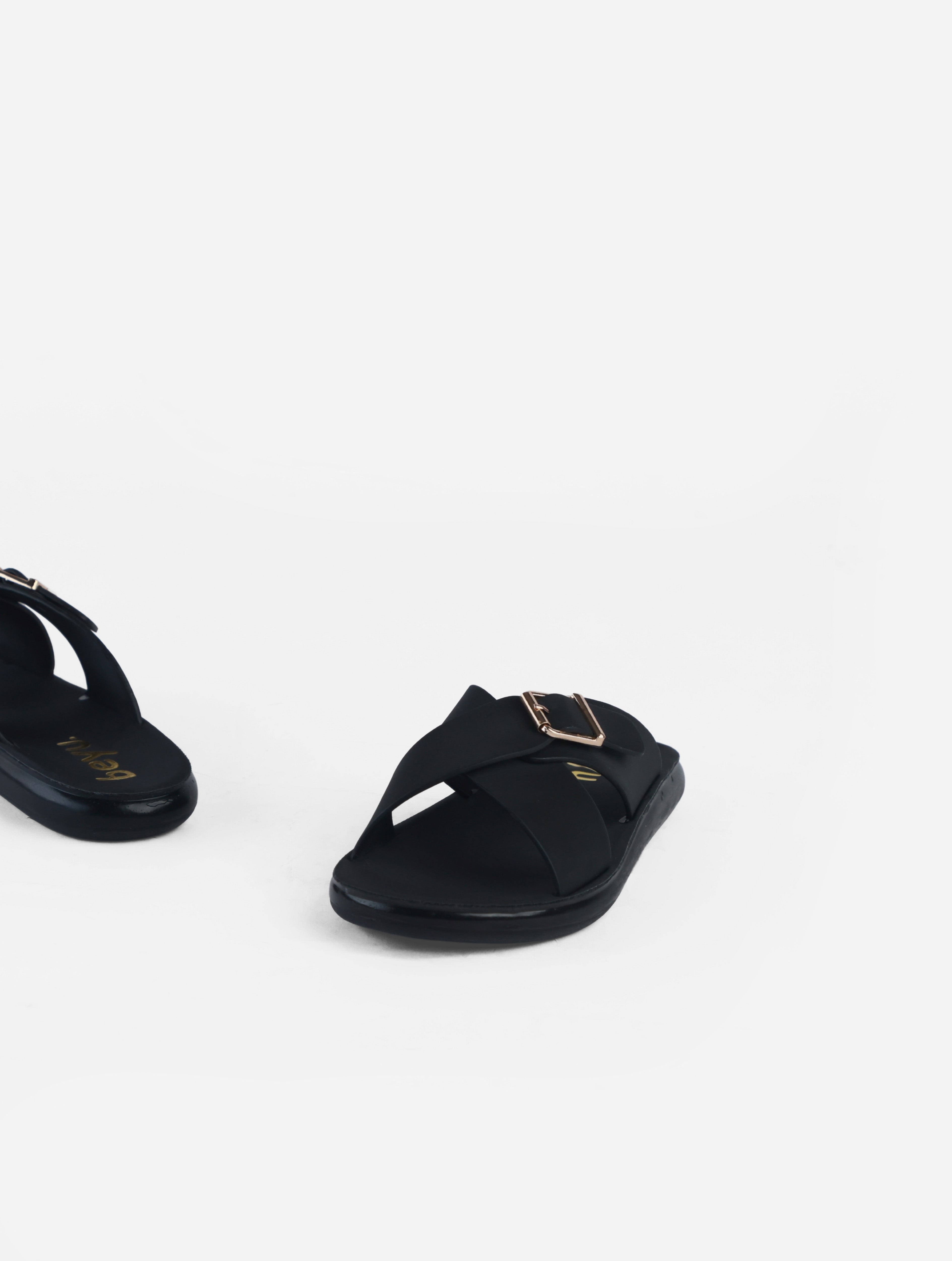 Cross Buckle Slides