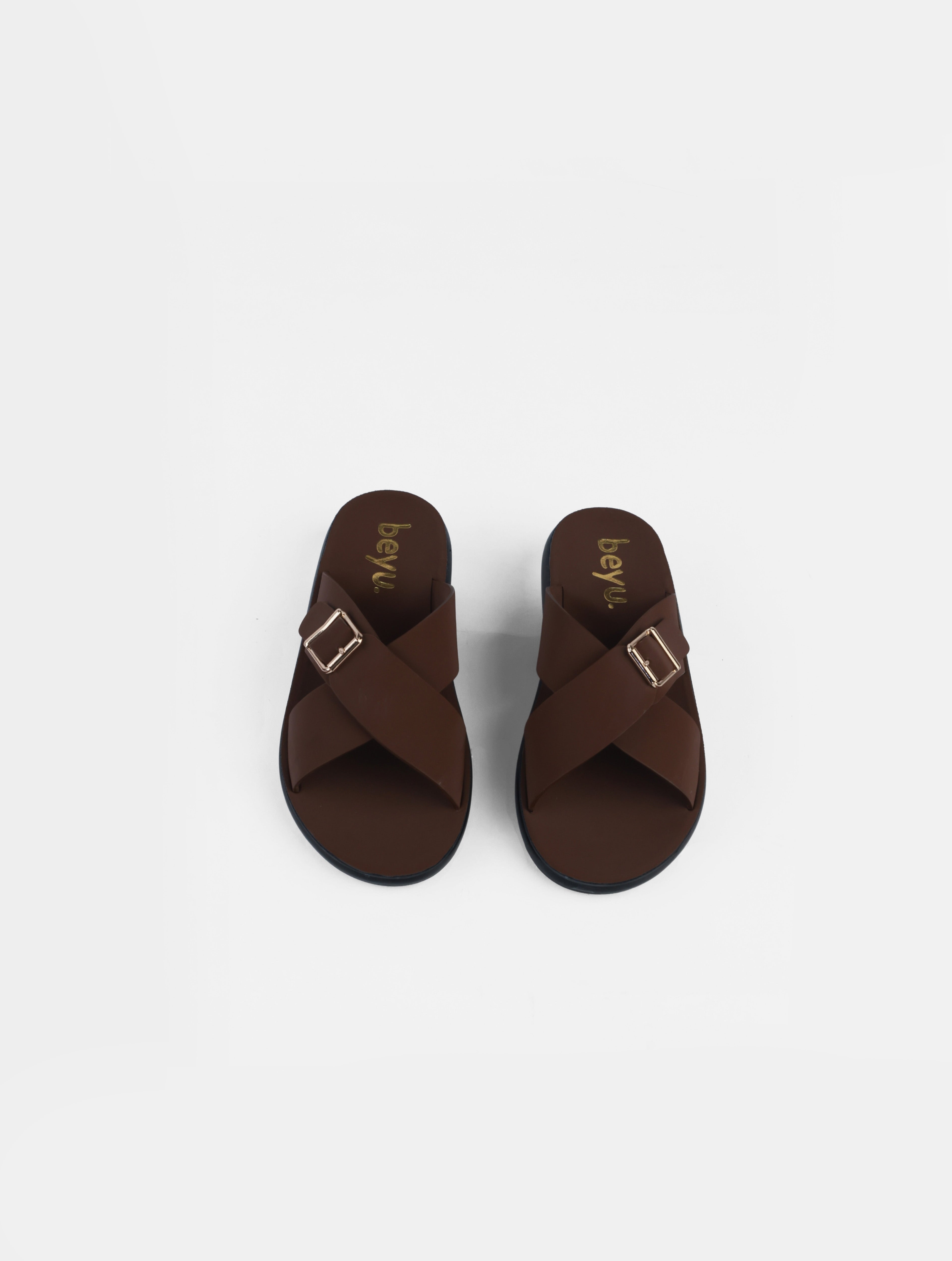 Cross Buckle Slides