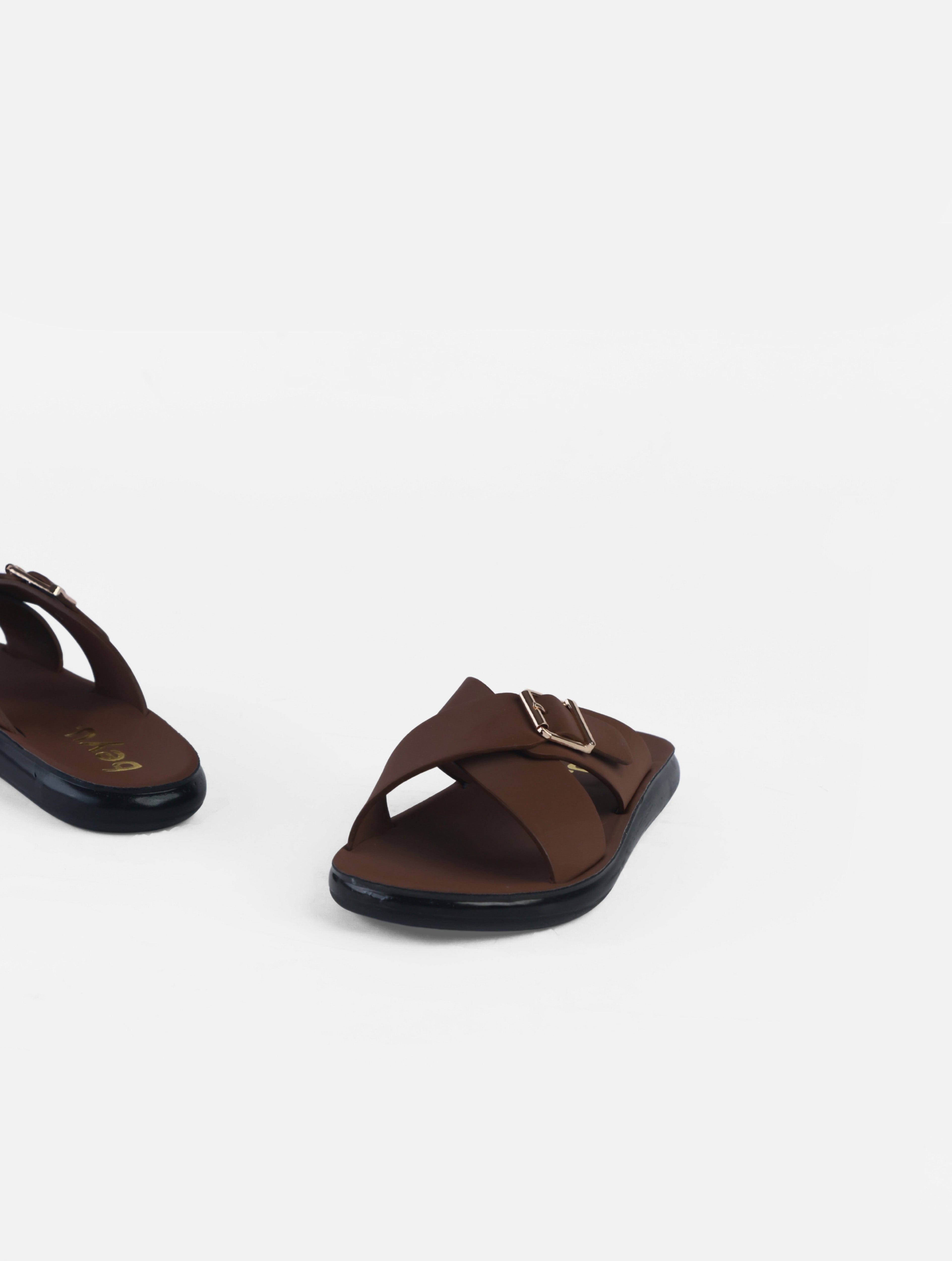 Cross Buckle Slides