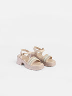 Dual Strap Platform Sandals