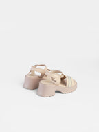 Dual Strap Platform Sandals