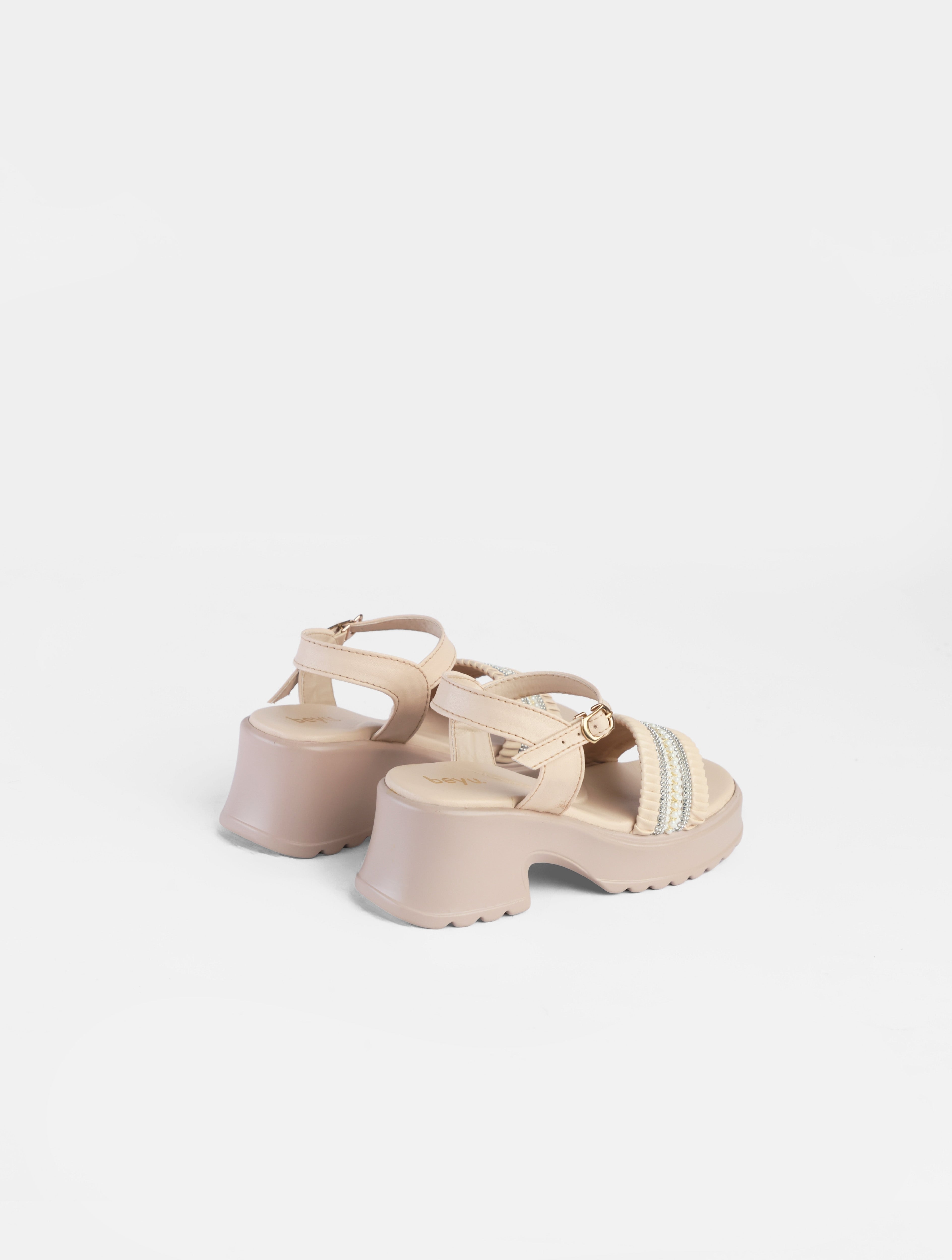 Dual Strap Platform Sandals