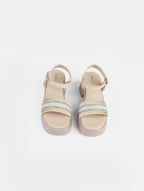 Dual Strap Platform Sandals