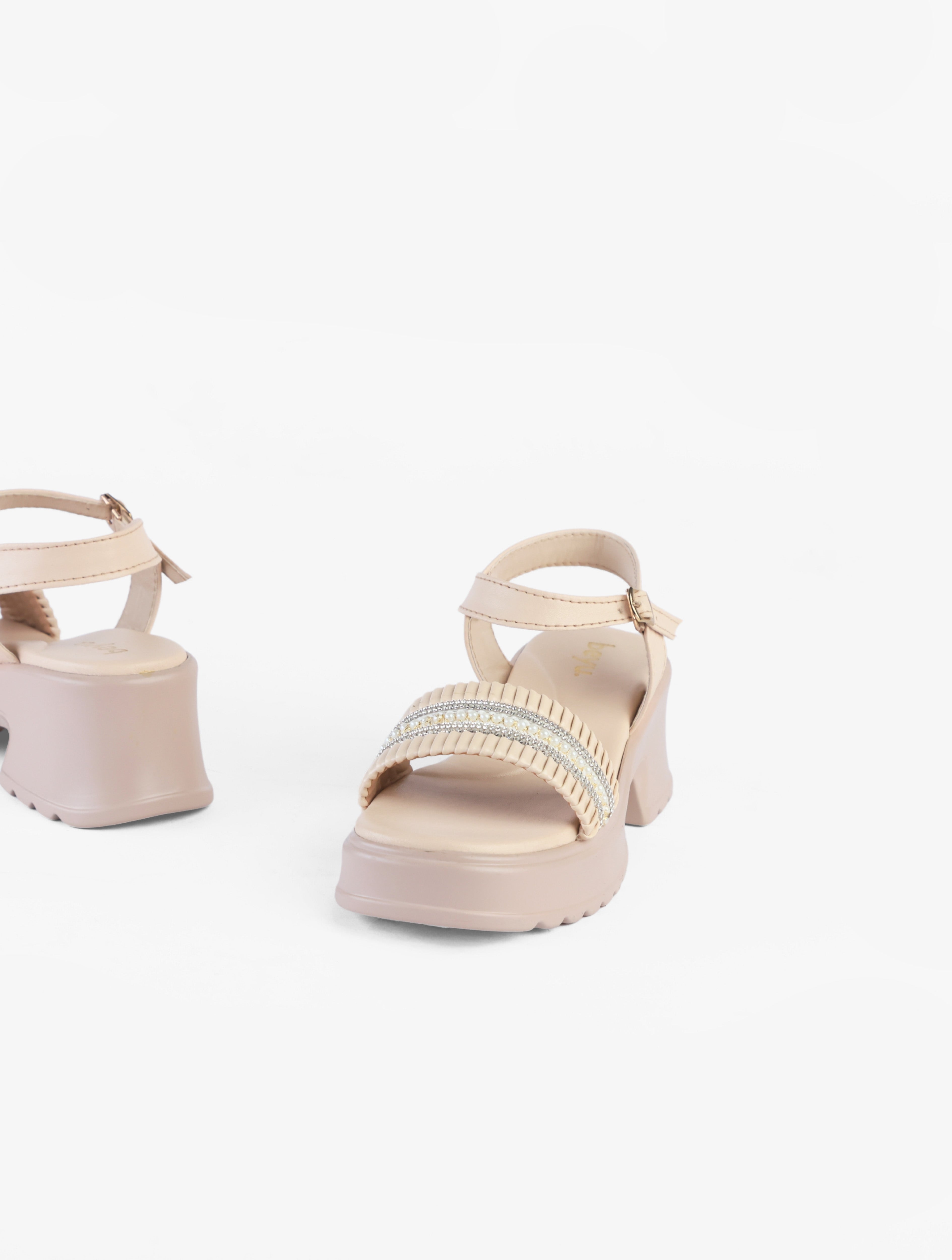 Dual Strap Platform Sandals