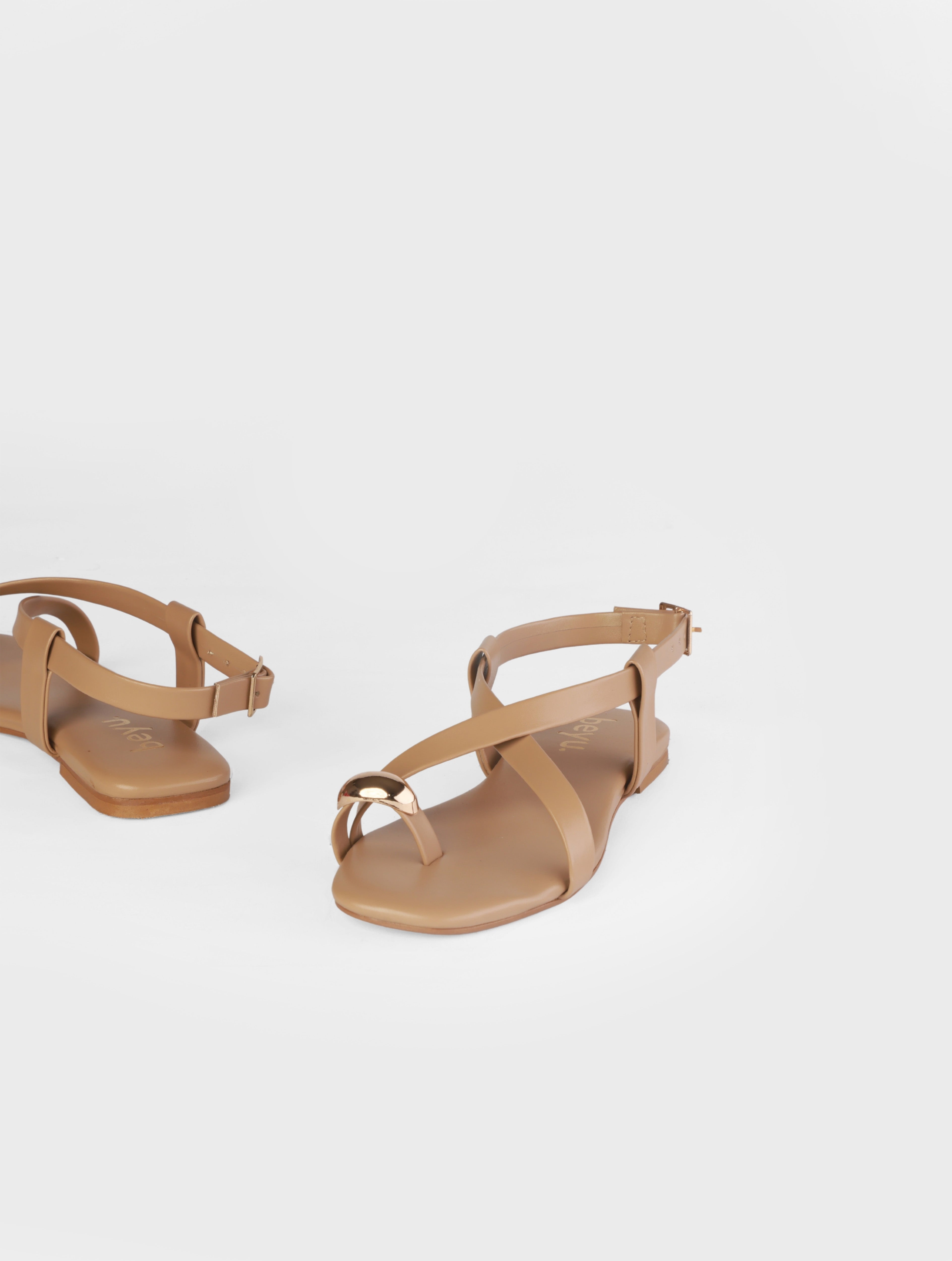 Strappy Flat Sandals