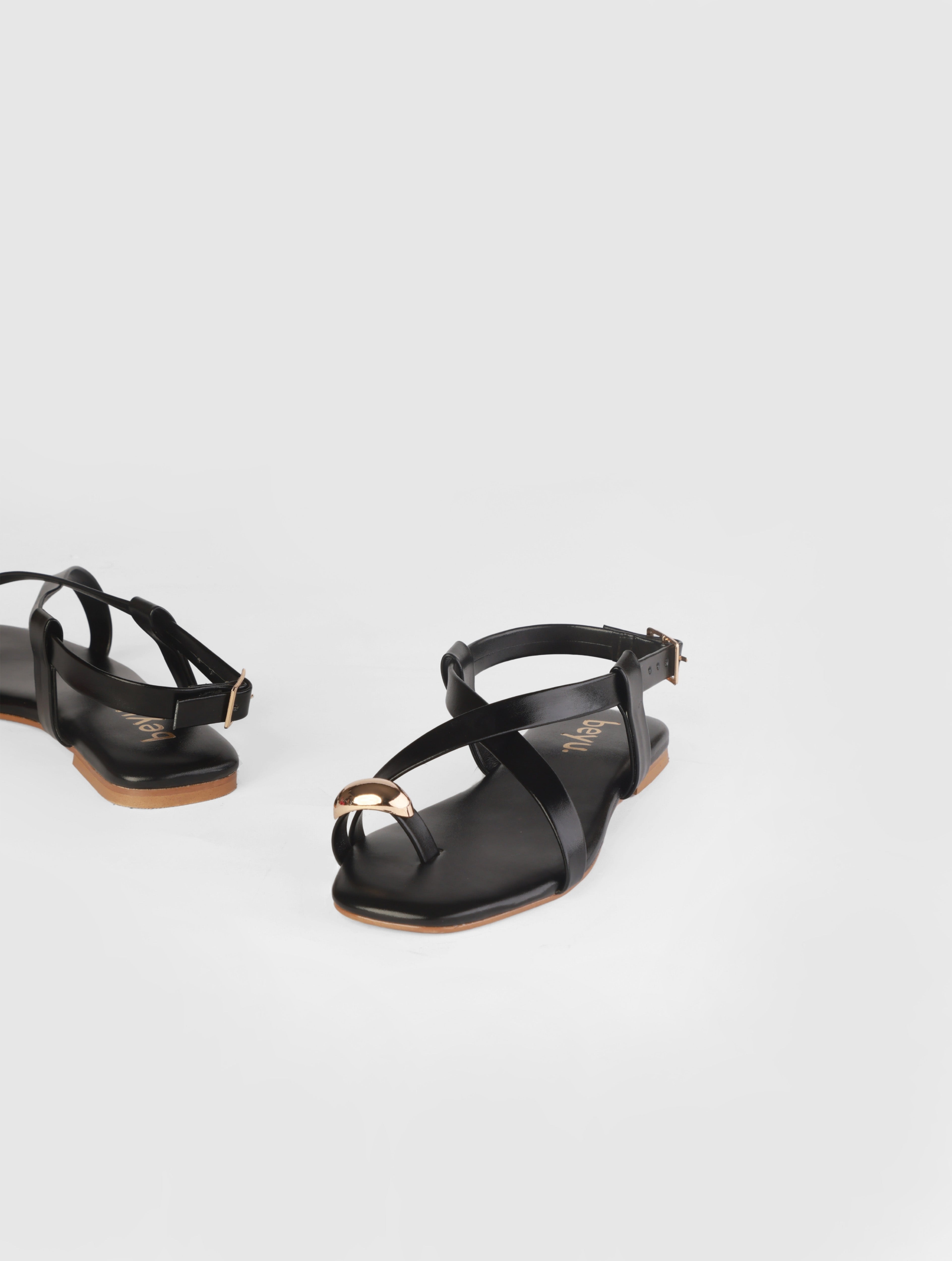 Strappy Flat Sandals