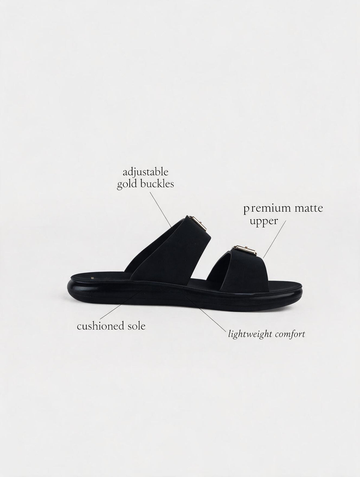 Women Core Strap Slides