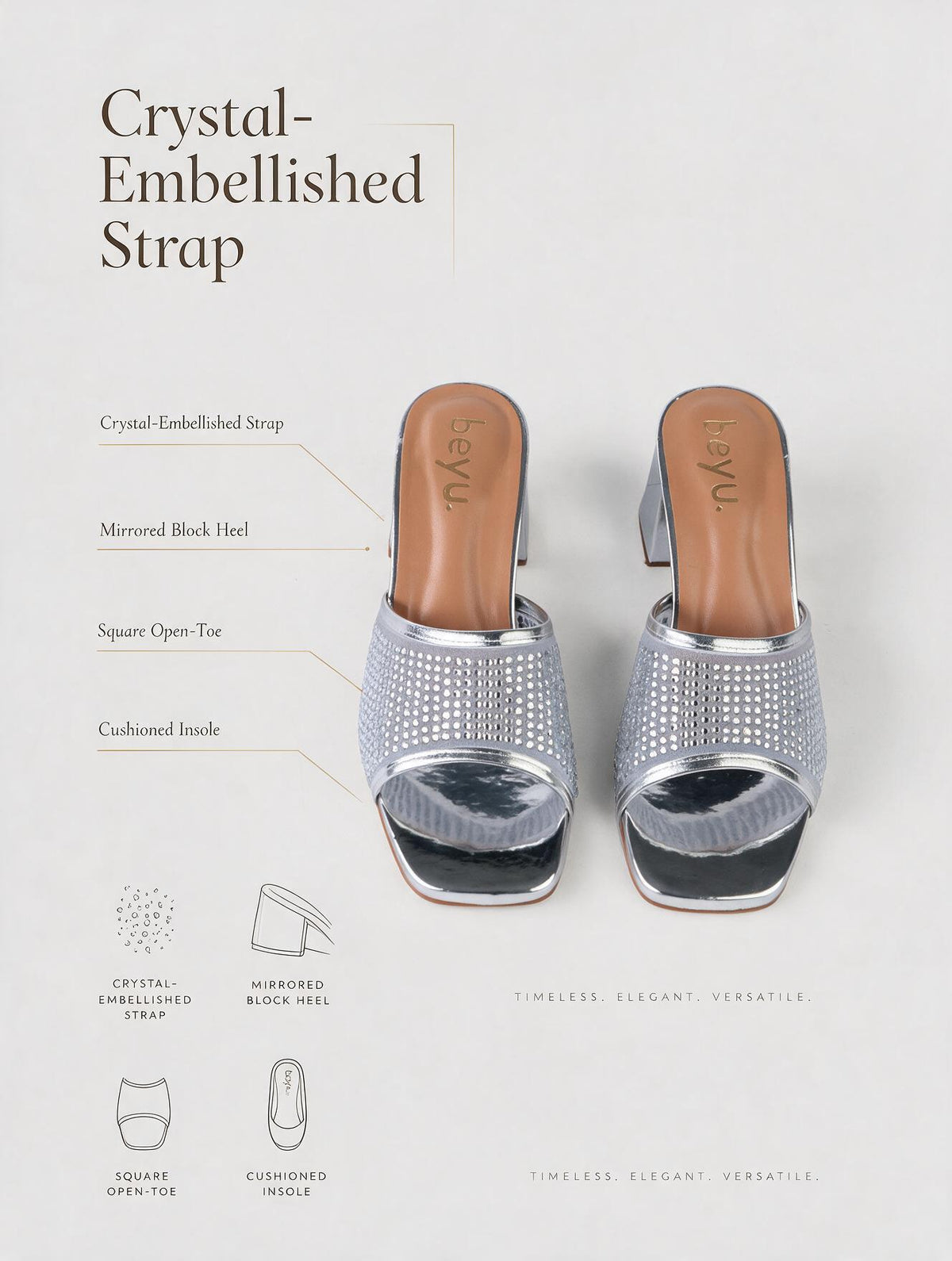 Shimmer Glam Heels