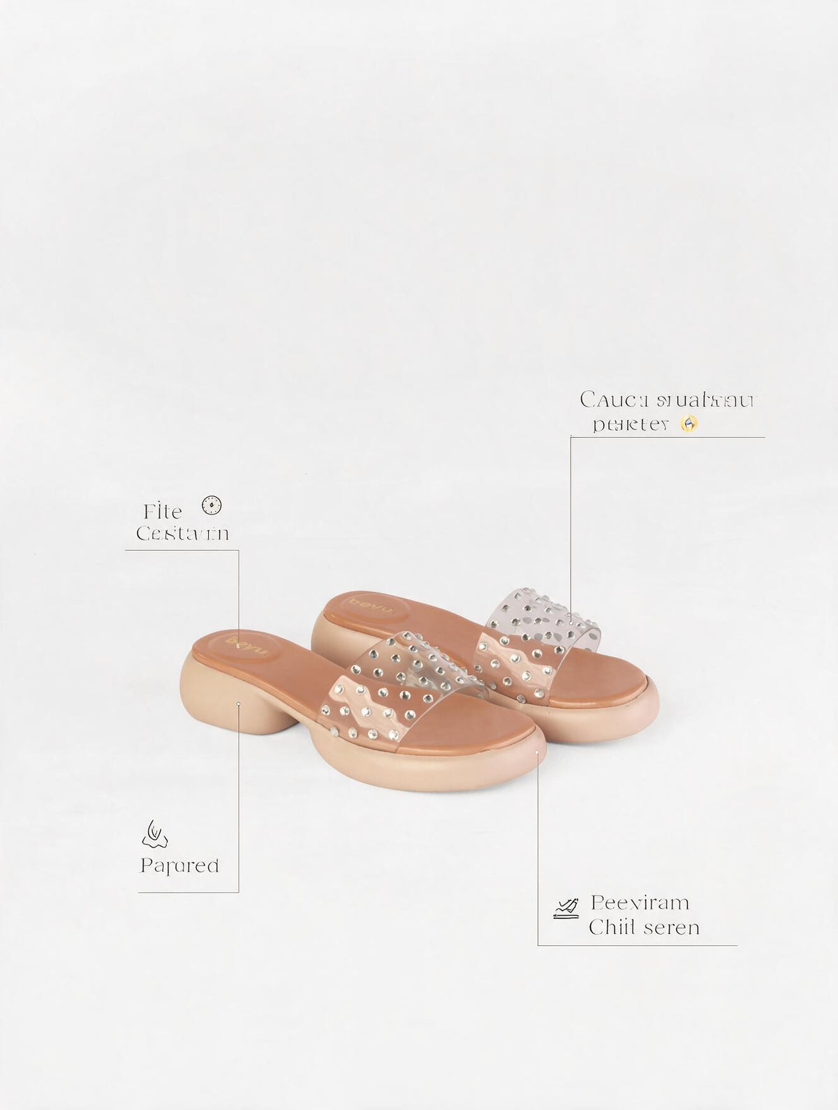 Studded Slides