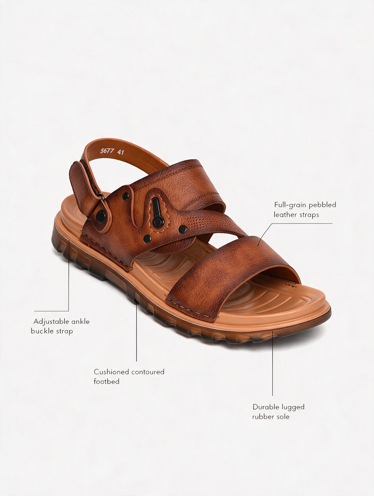 Precision Strap Sandals