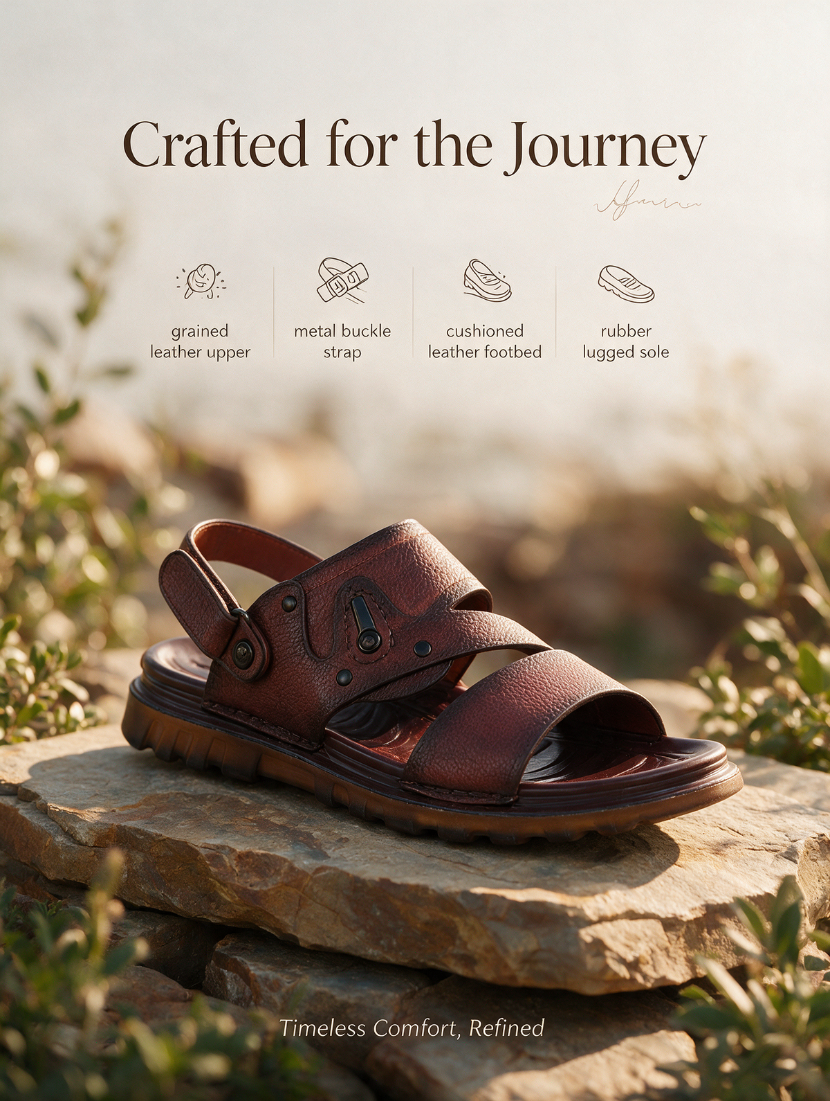 Precision Strap Sandals