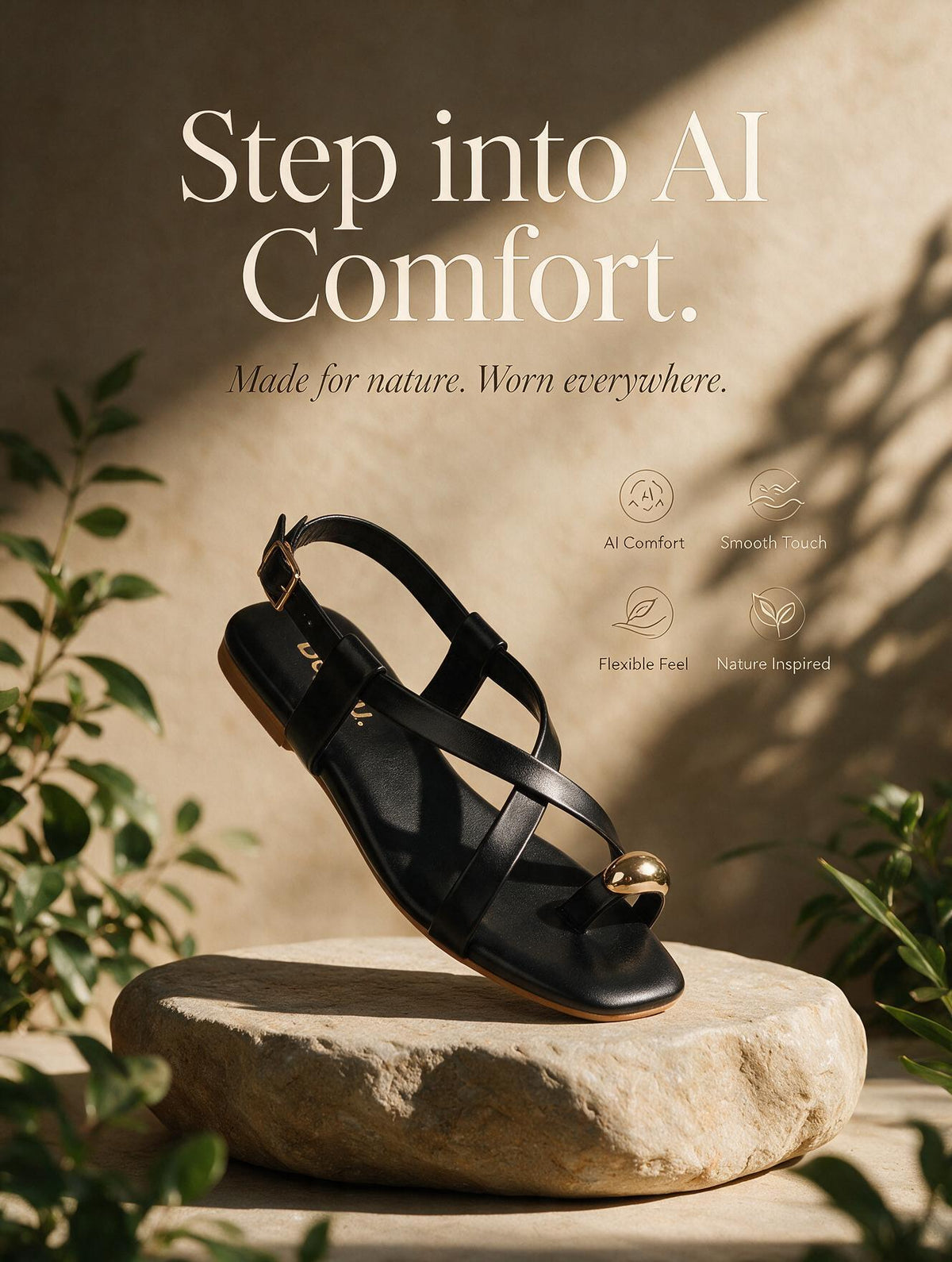 Strappy Flat Sandals
