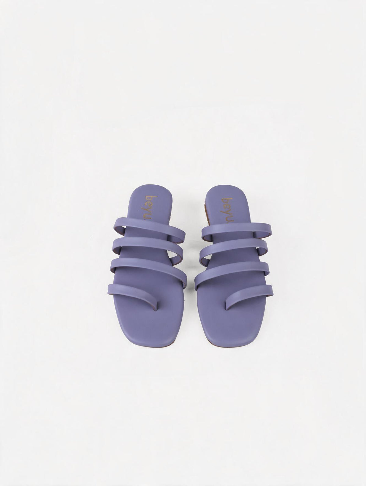 Multi Strap Flats - Purple