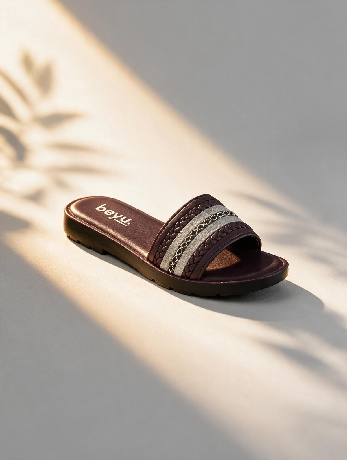 Statement Strap Slides - Purple