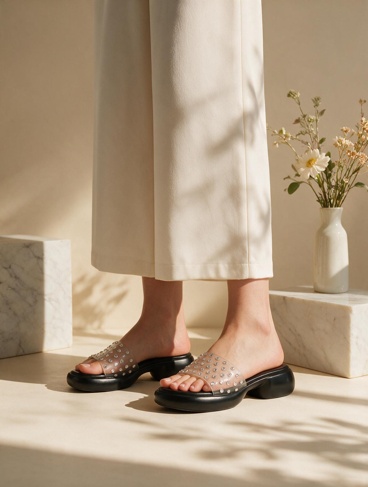 Studded Slides