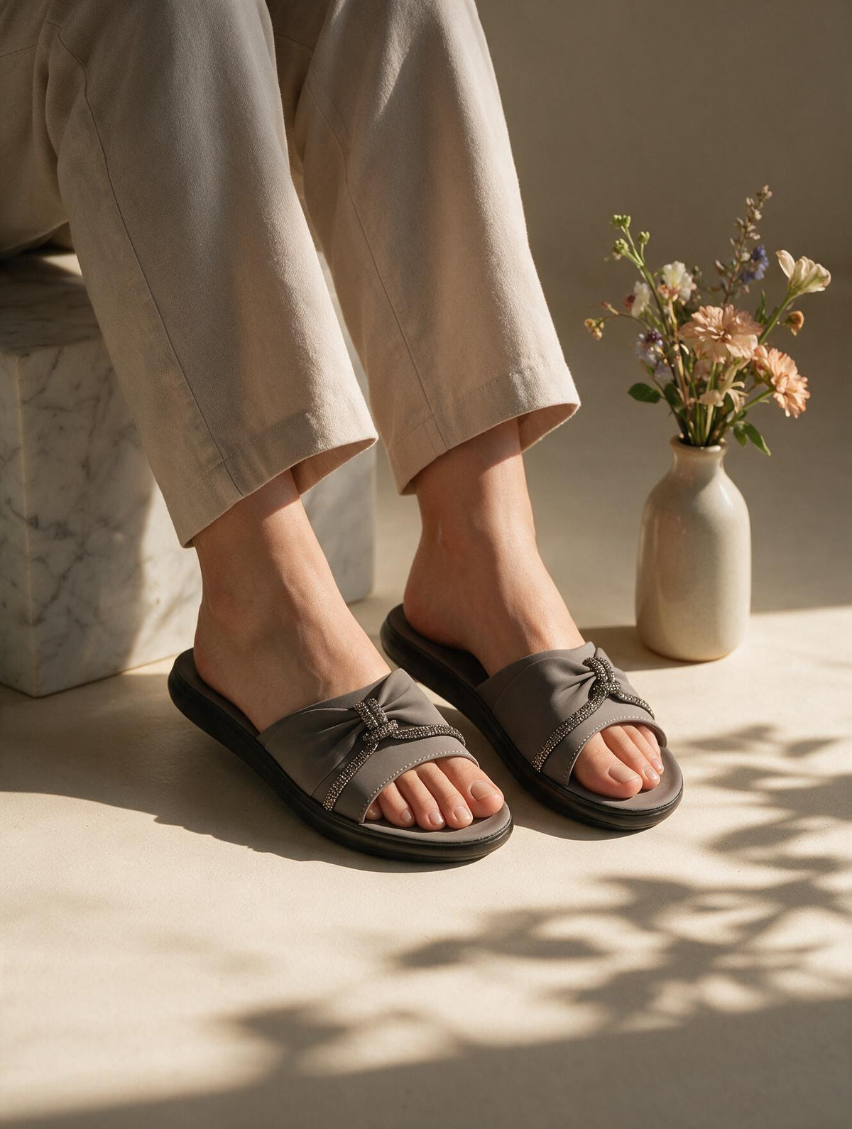Crystal Knot Slides
