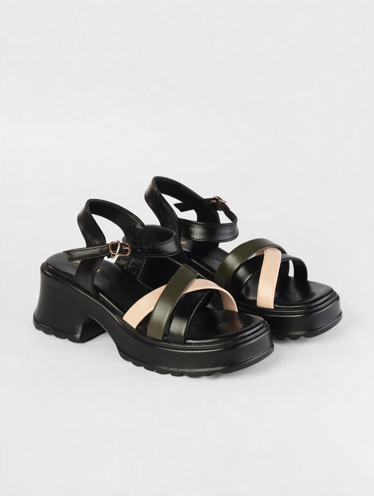 Crisscross Platform Sandals