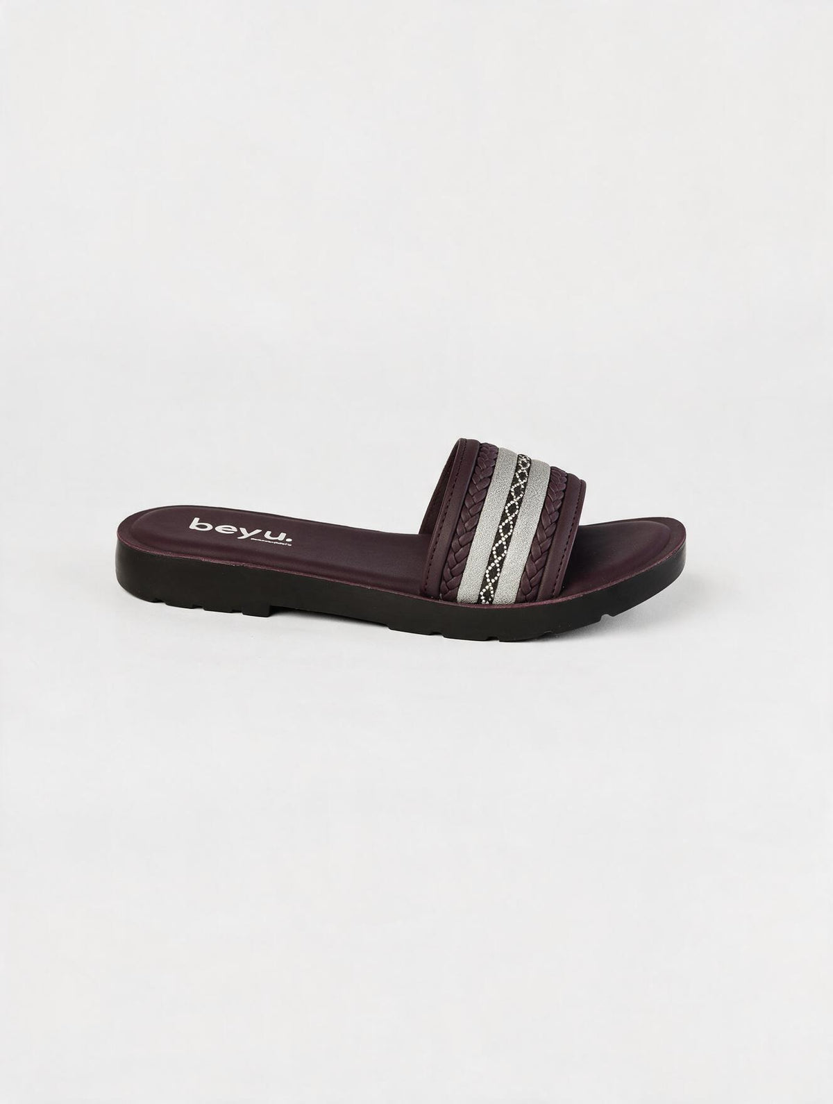Statement Strap Slides - Purple