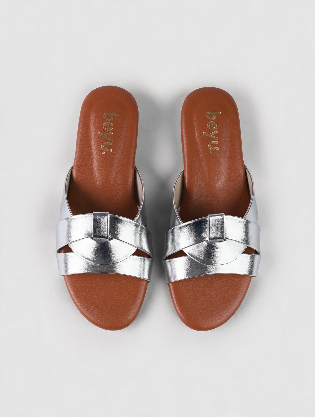 Criss Cross Slides - Silver