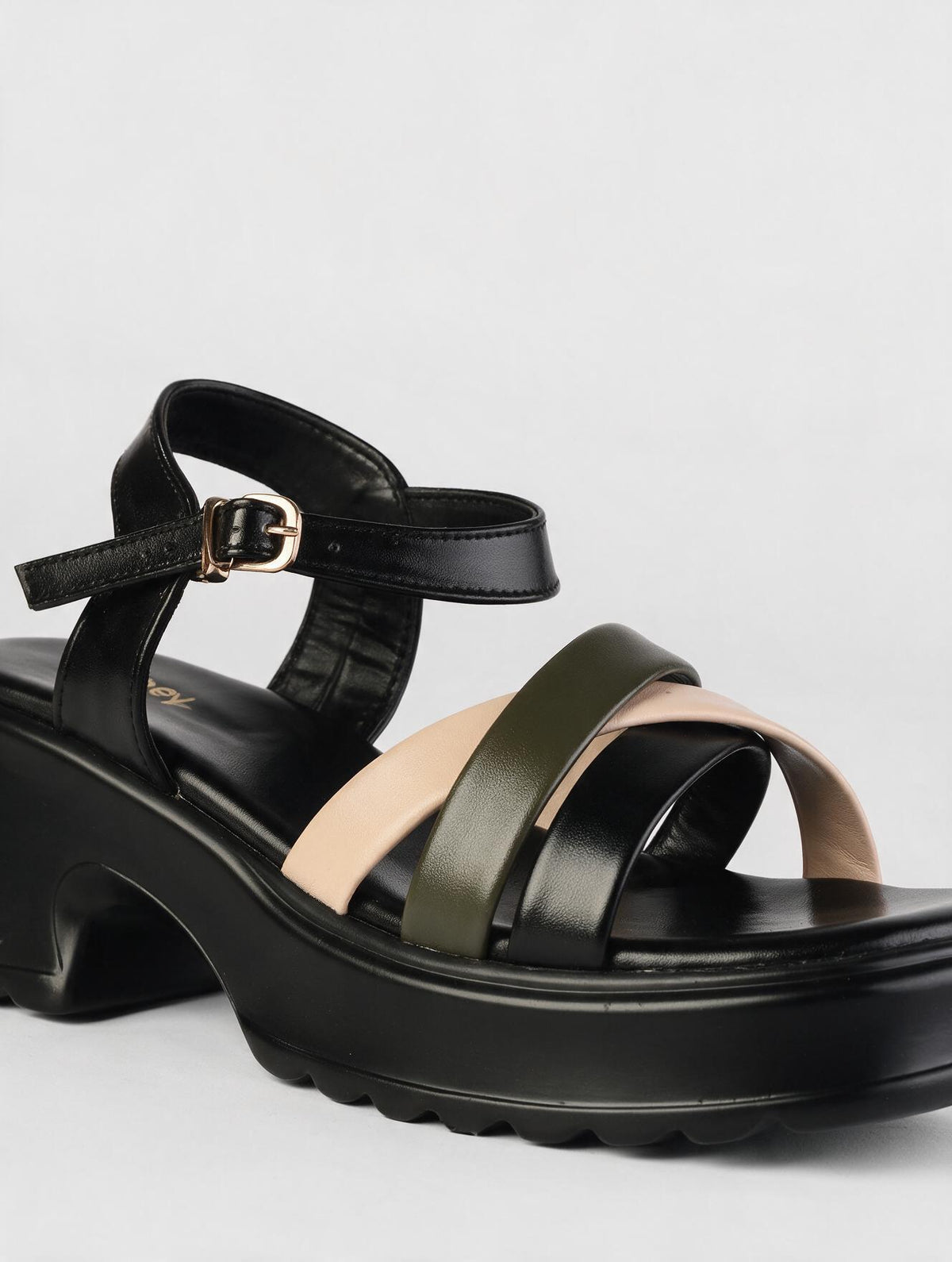 Crisscross Platform Sandals