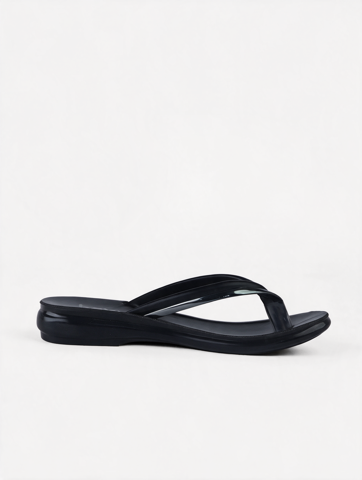 Sleek Strap Flats - Black