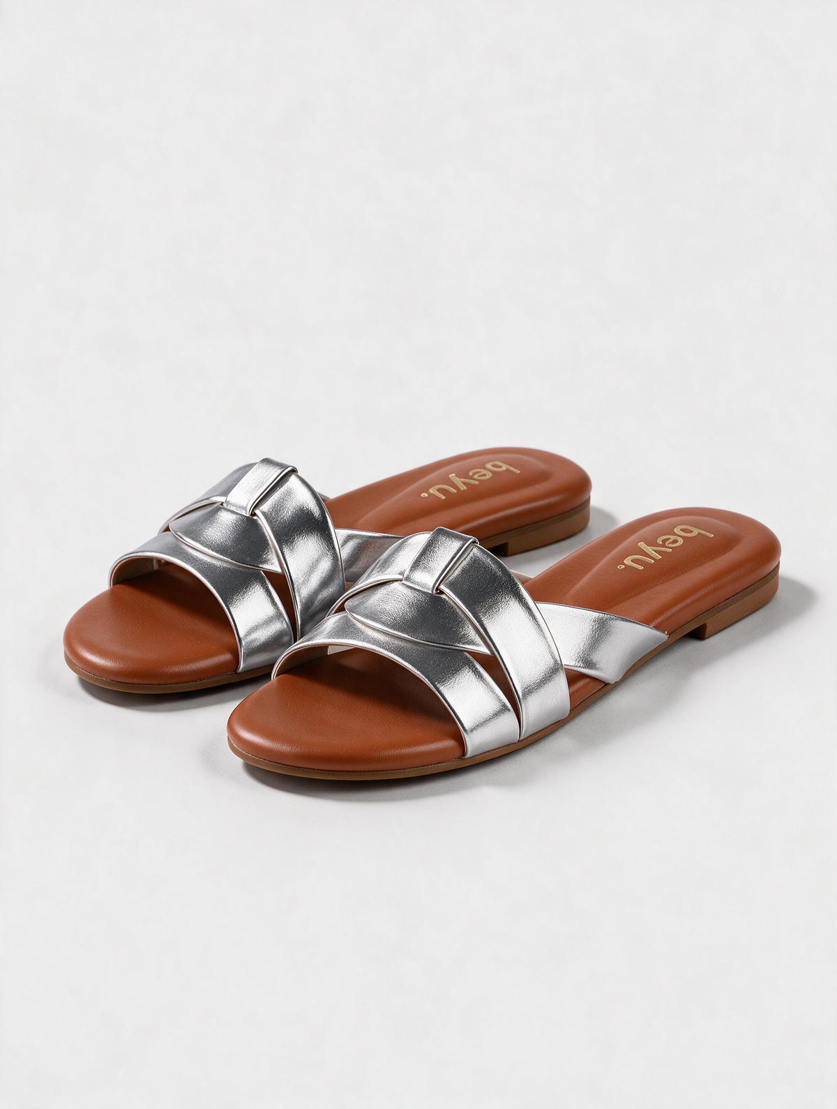 Criss Cross Slides - Silver