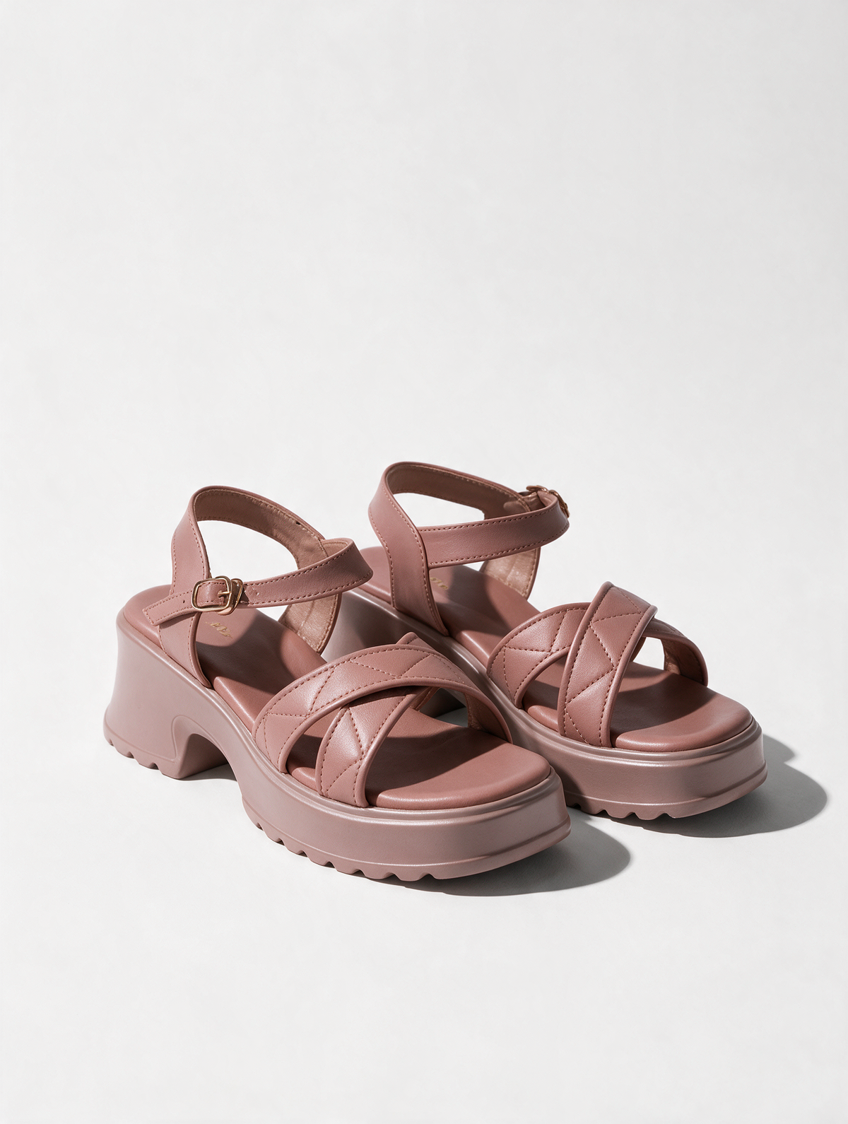 Crisscross Platform Sandals