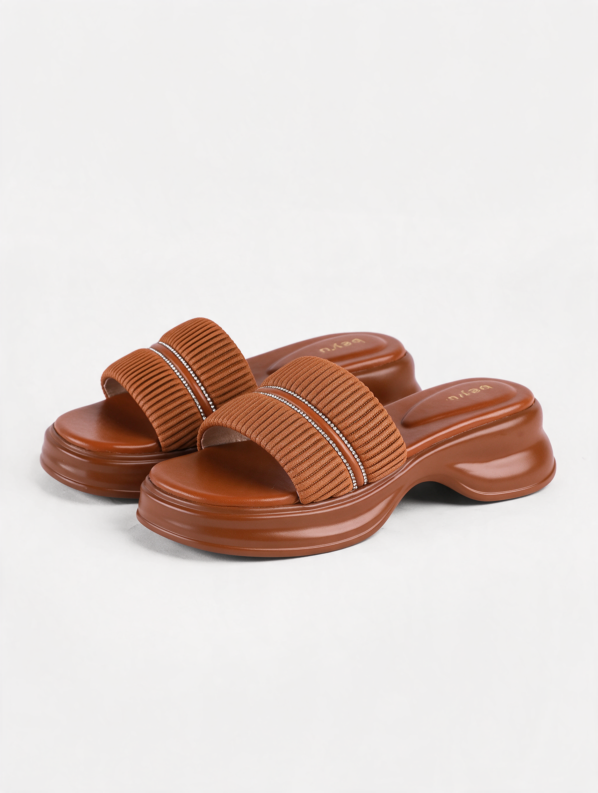 Contour Platform Slides - Mustard