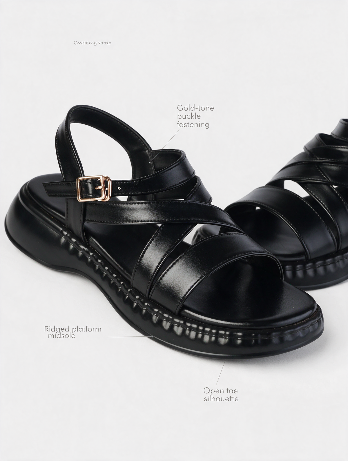 Multi Strap Casual Sandal