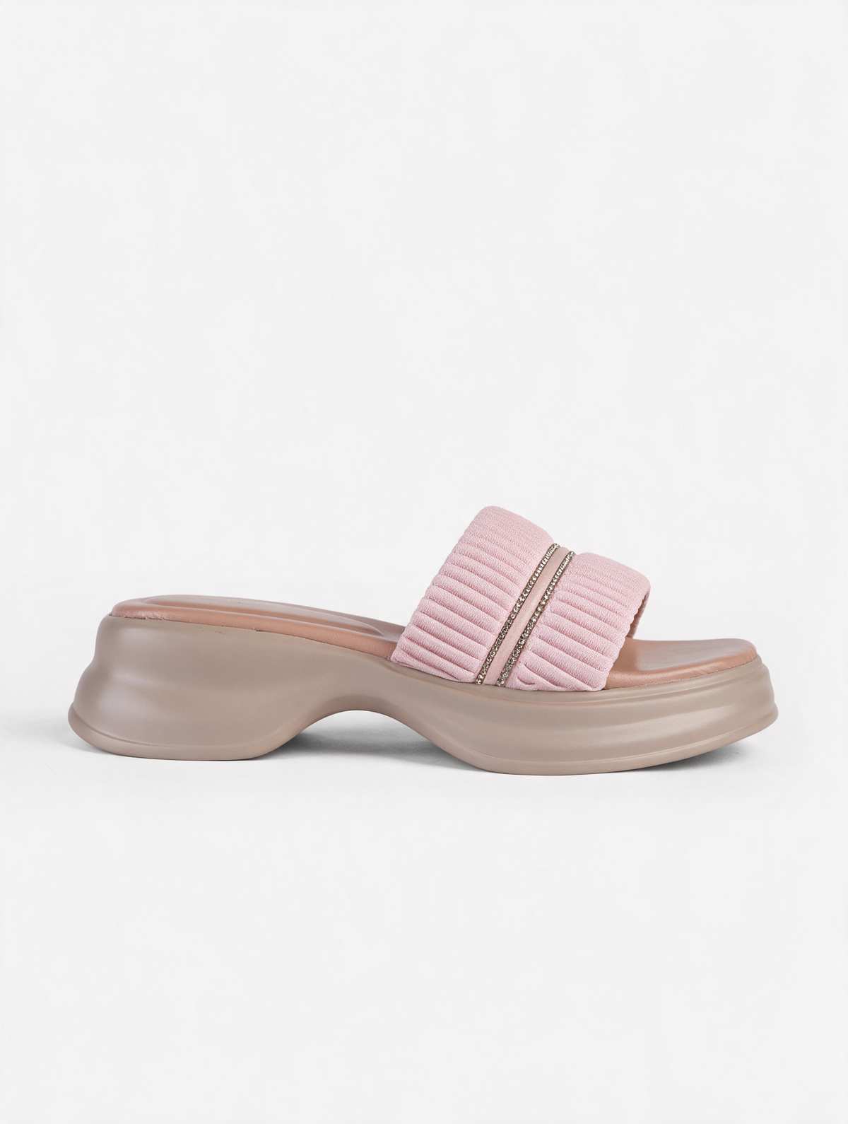 Contour Platform Slides - Pink
