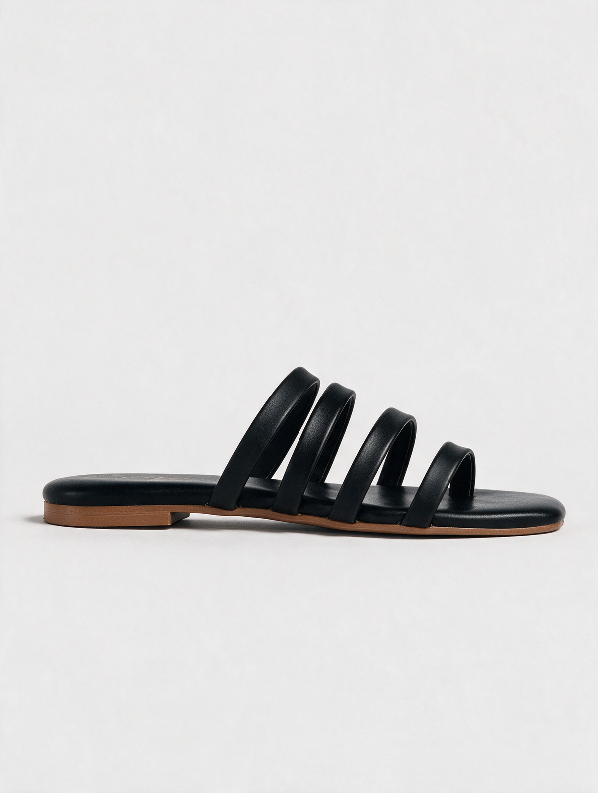 Multi Strap Flats - Black